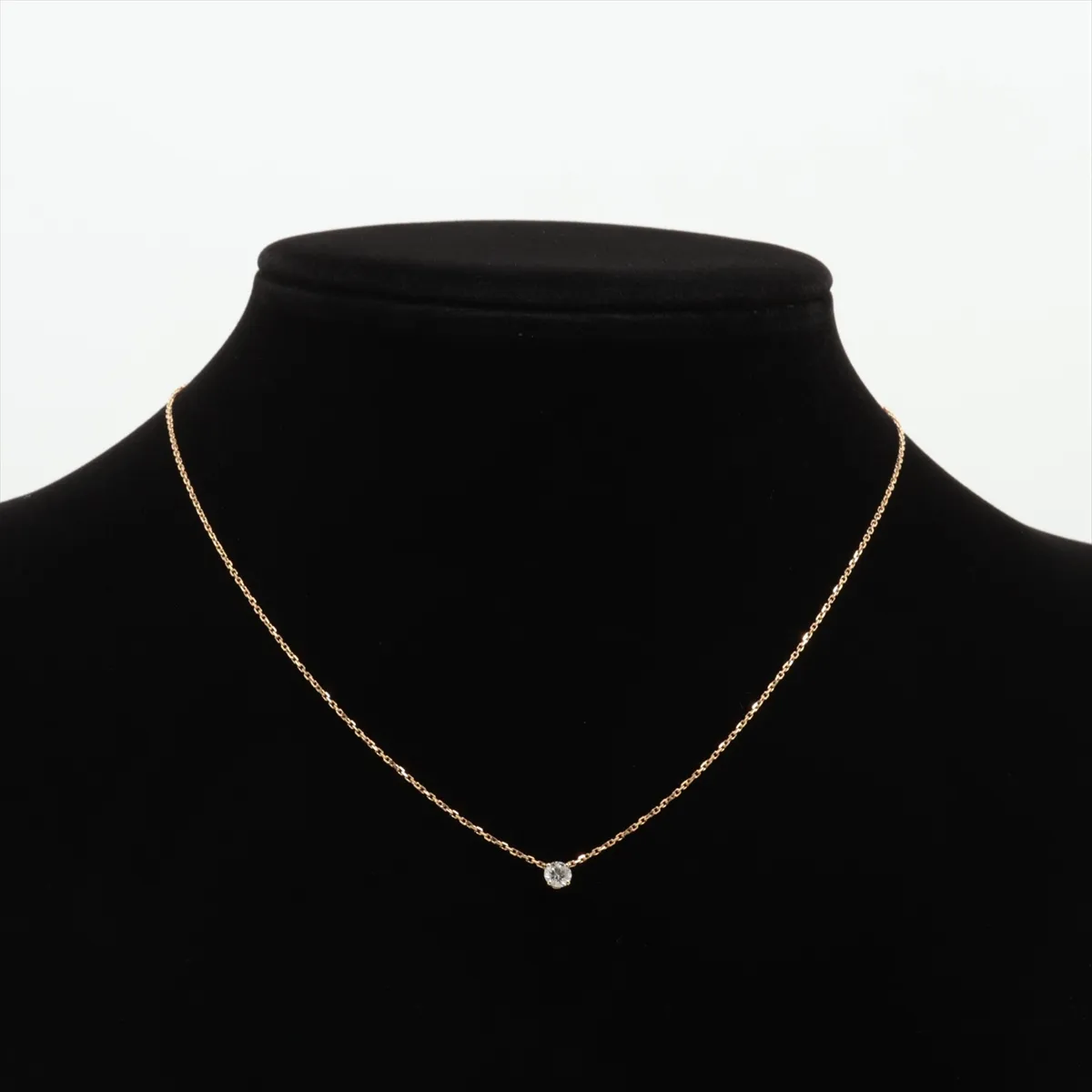 1895 Diamond Necklace, 750 (Yellow Gold), 2.1g, IGJ541, GIA No. 6312806071 — view 5