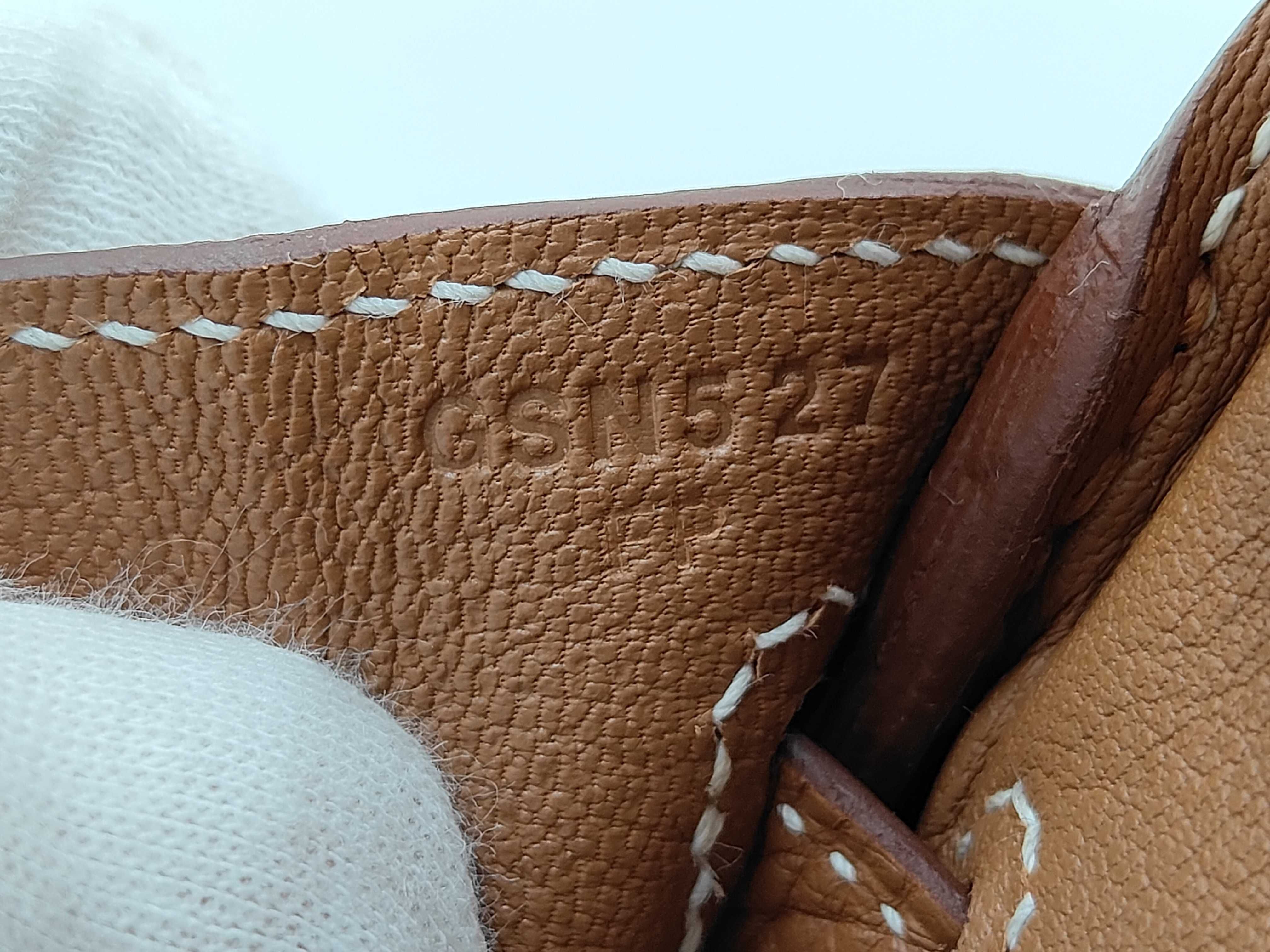 Birkin 25 Togo Gold Hardware G Stamp Handbag — view 11
