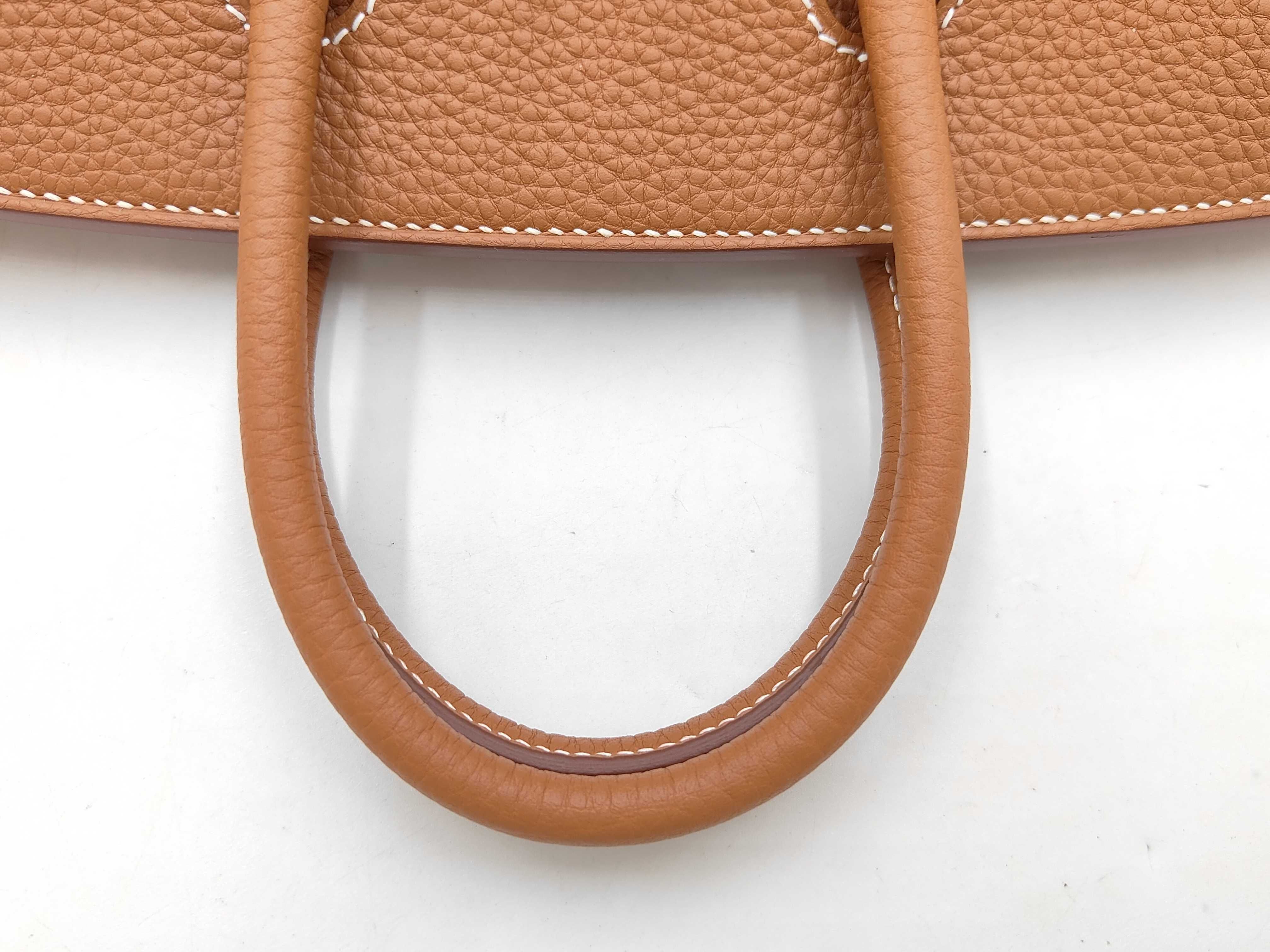 Birkin 25 Togo Gold Hardware G Stamp Handbag — view 3