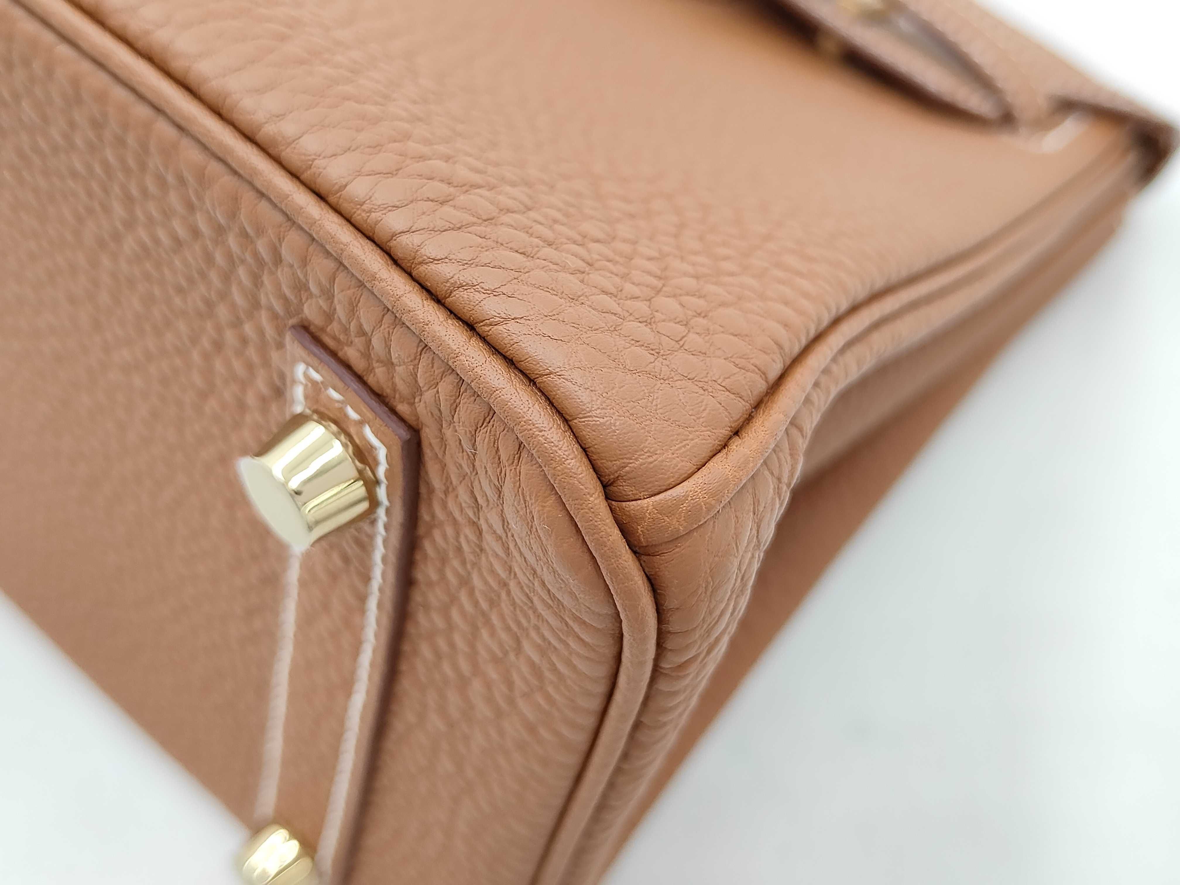Birkin 25 Togo Gold Hardware G Stamp Handbag — view 6