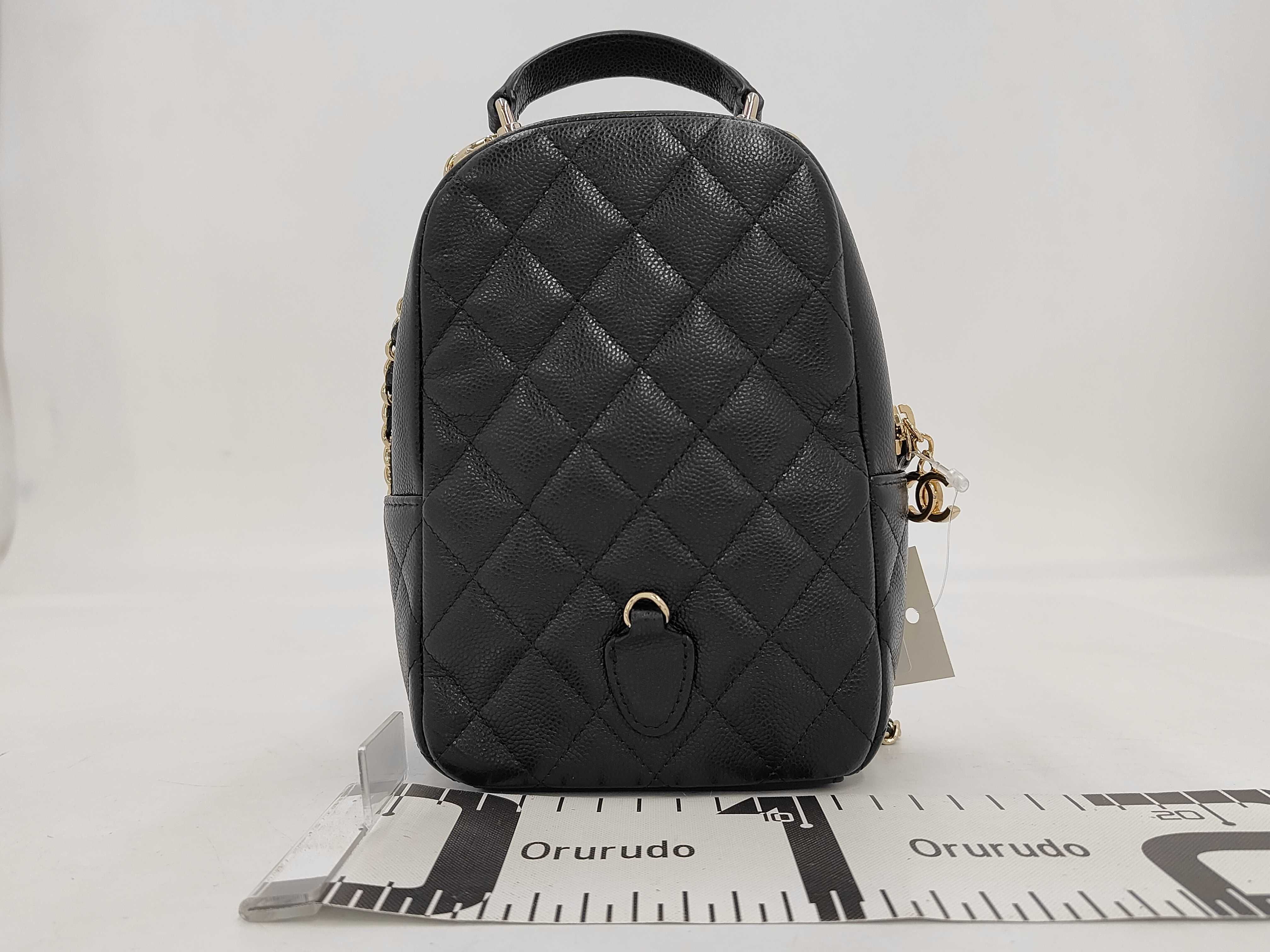 Caviar Skin Mini Backpack Caviar Shoulder Bag — view 2