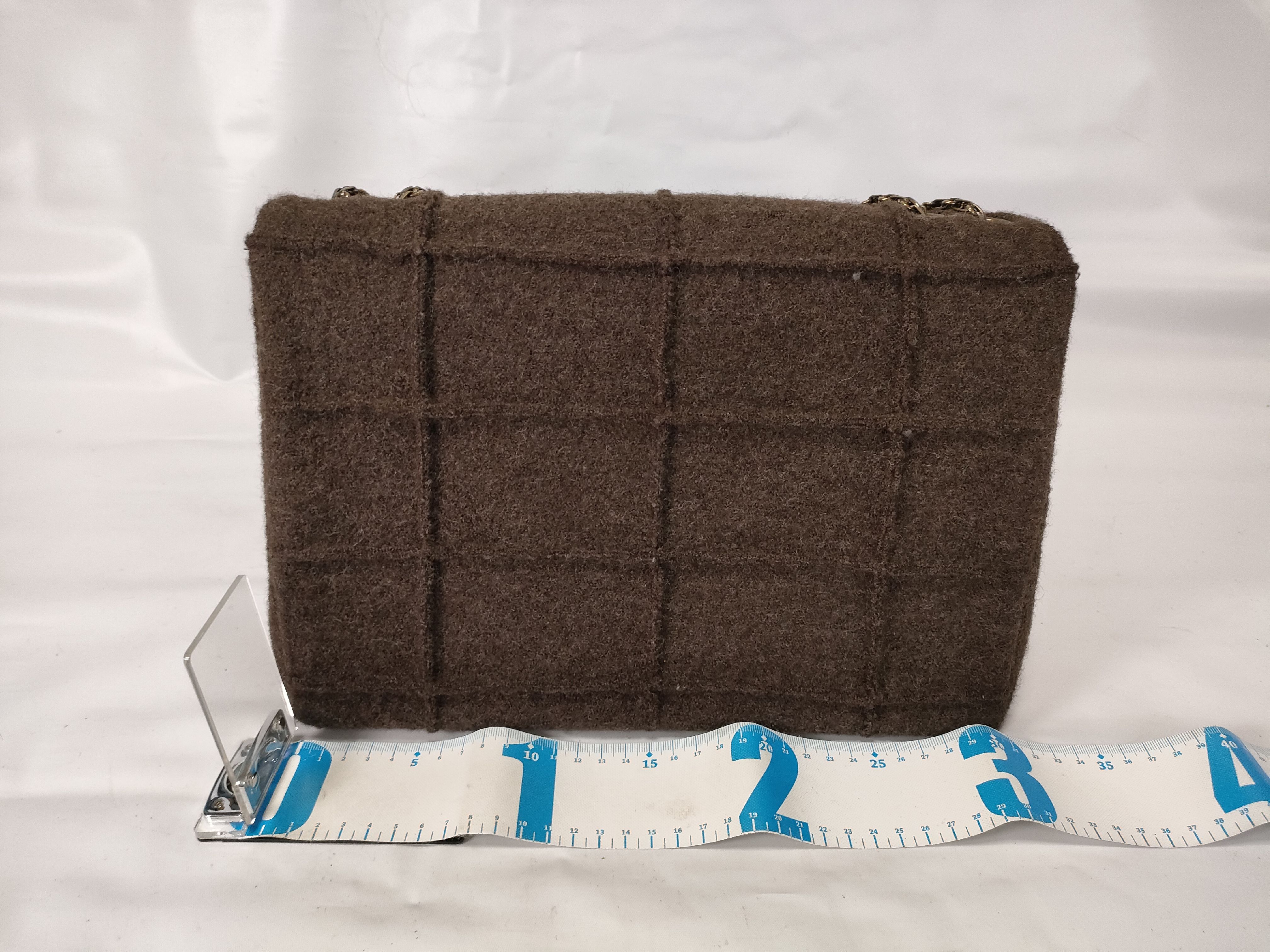Chocolate Bar 2.55 Wool Chain Shoulder Bag (No. 5) — view 2