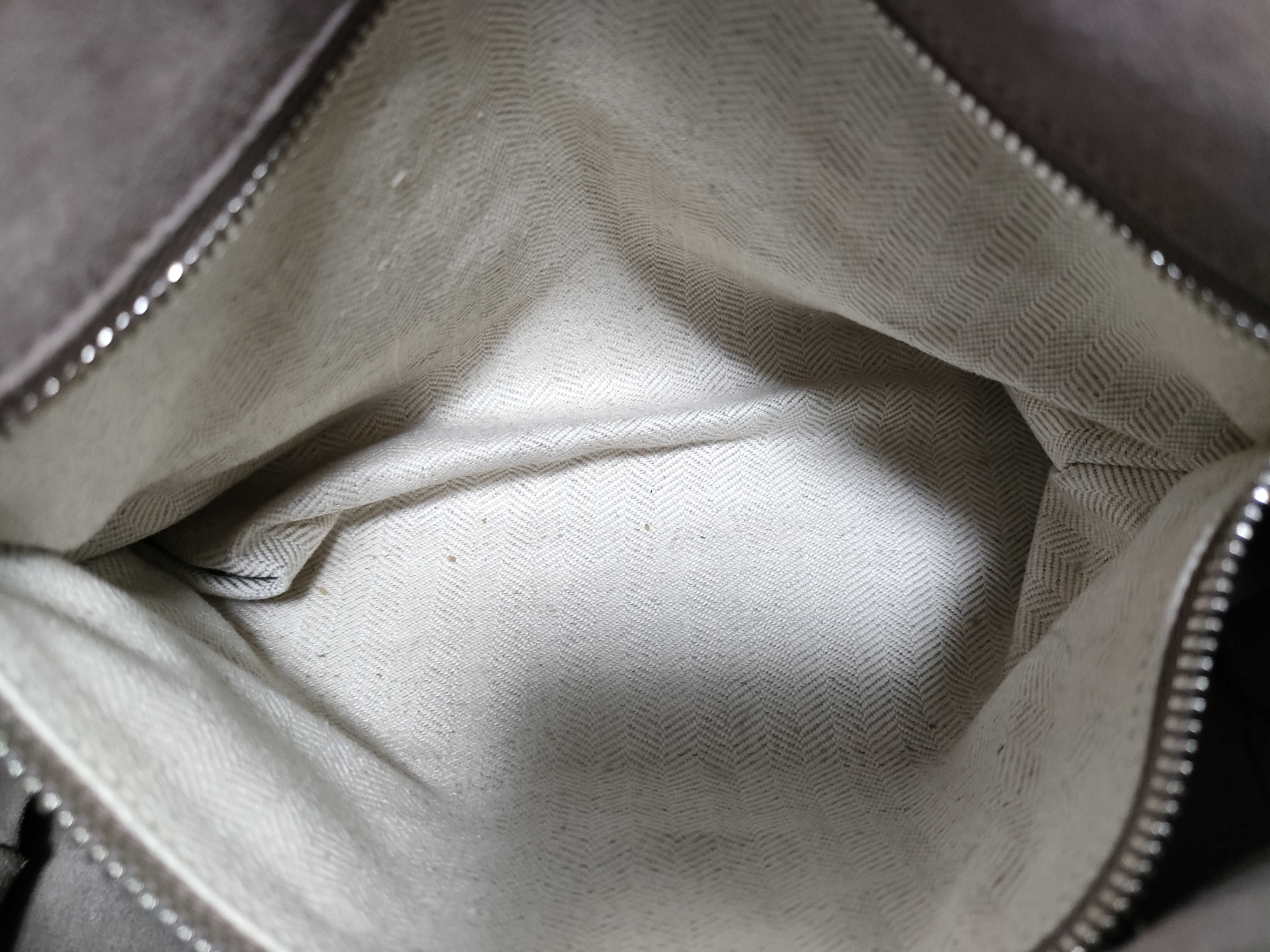 Embossed Canella Leather Boston Bag — view 14