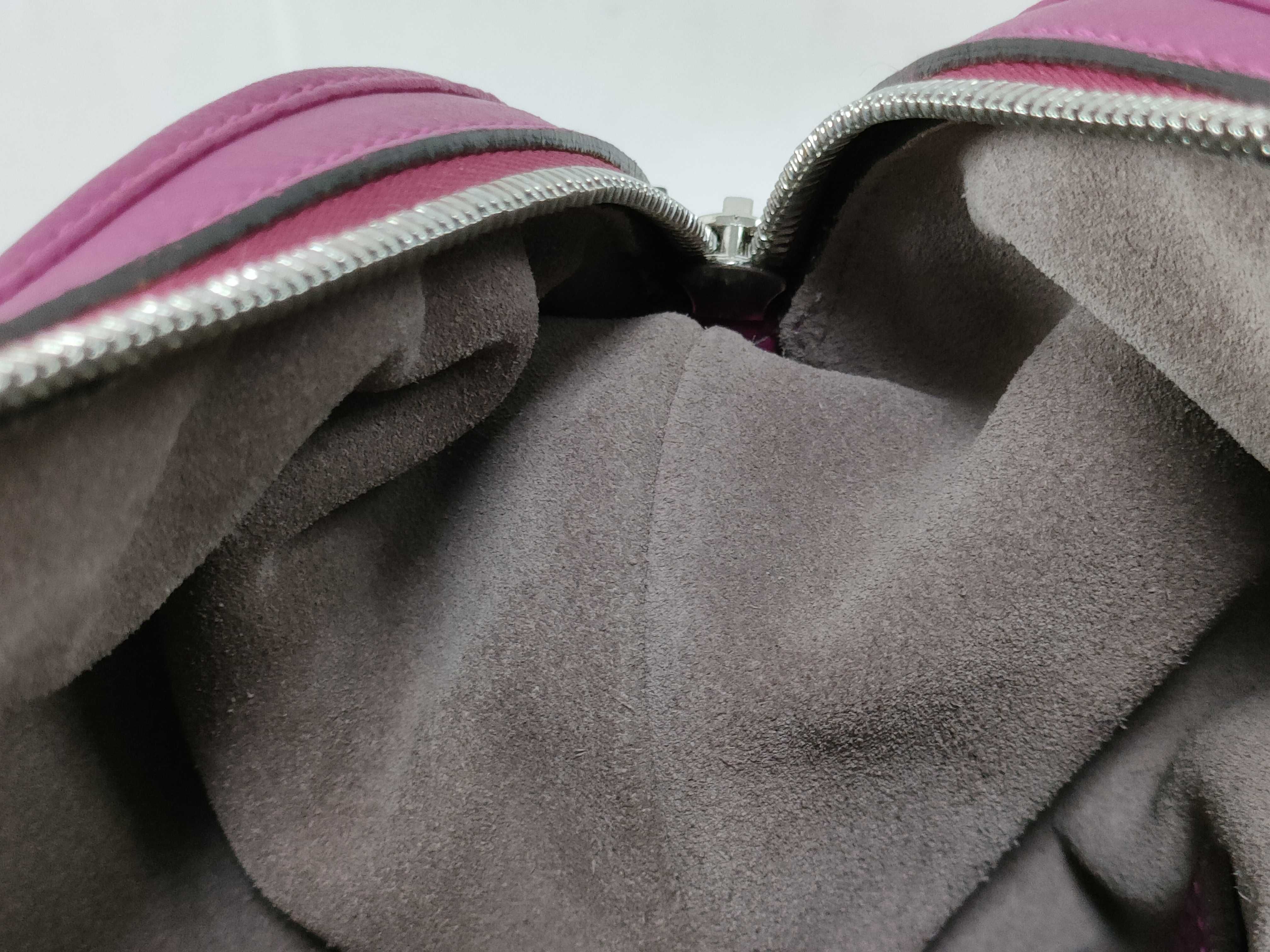 Embossed Canella Leather Boston Bag — view 15