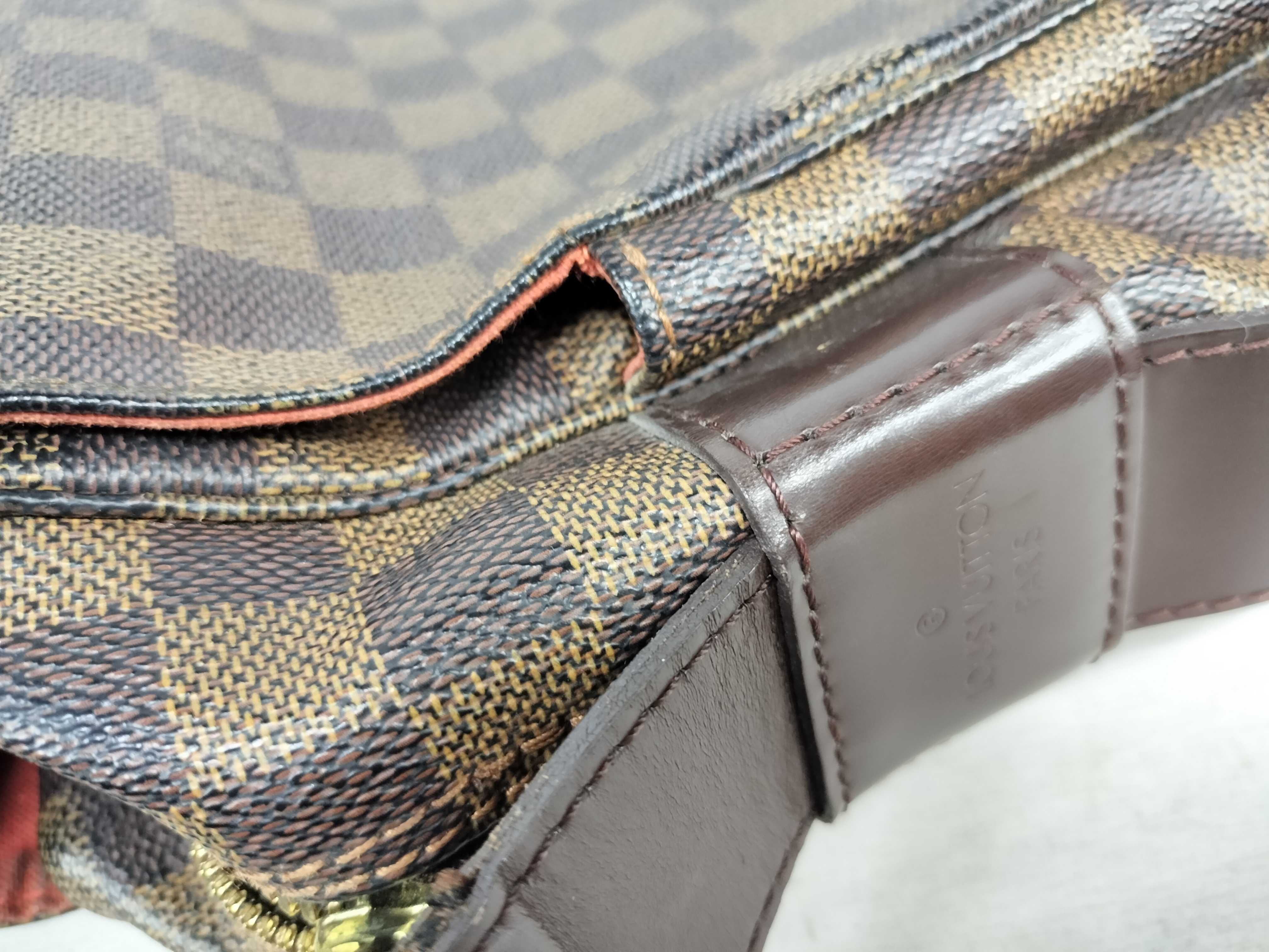 Damier ID- Damier Naviglio N45255 Brown Shoulder Bag — view 5