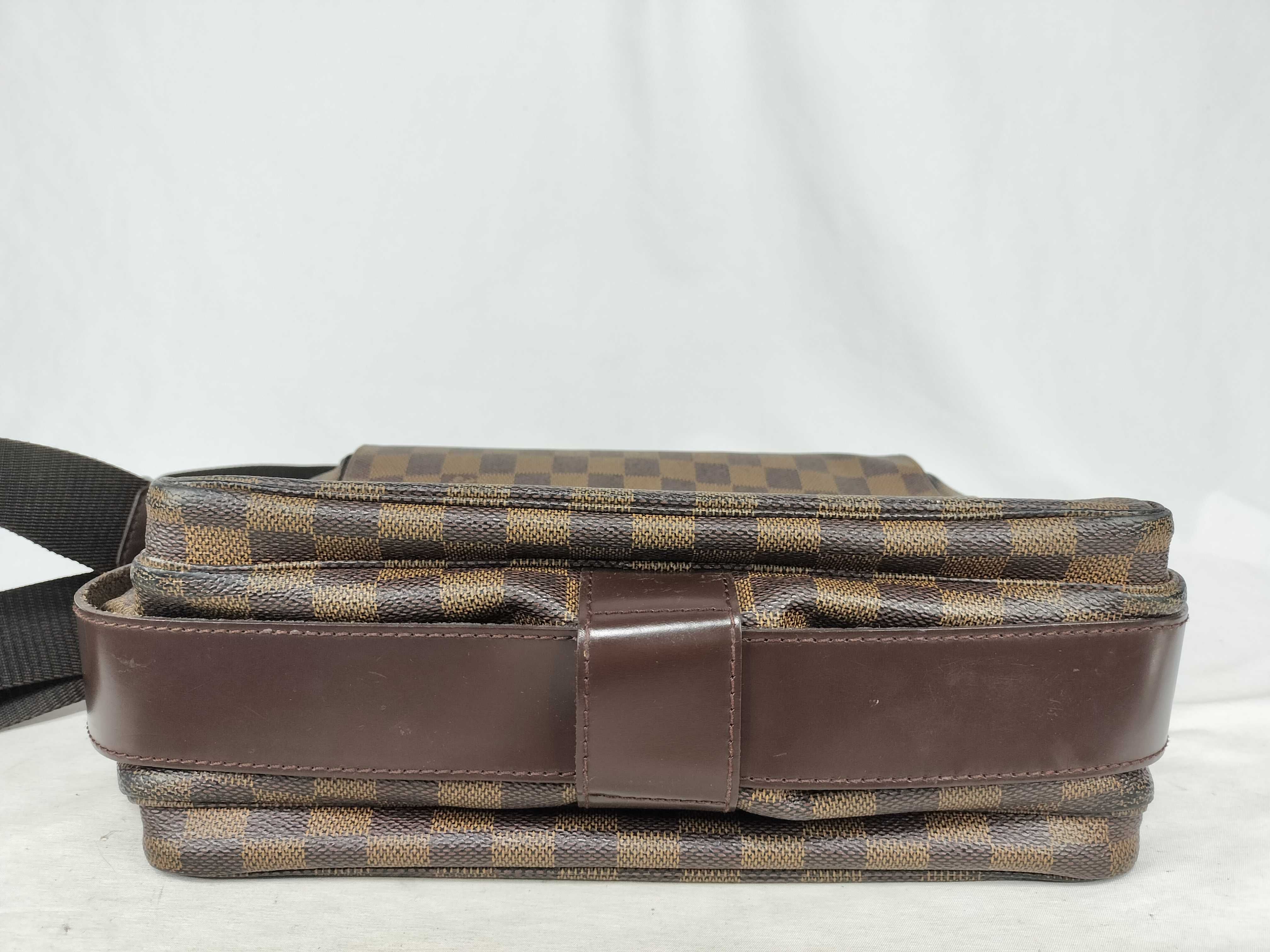 Damier ID- Damier Naviglio N45255 Brown Shoulder Bag — view 8