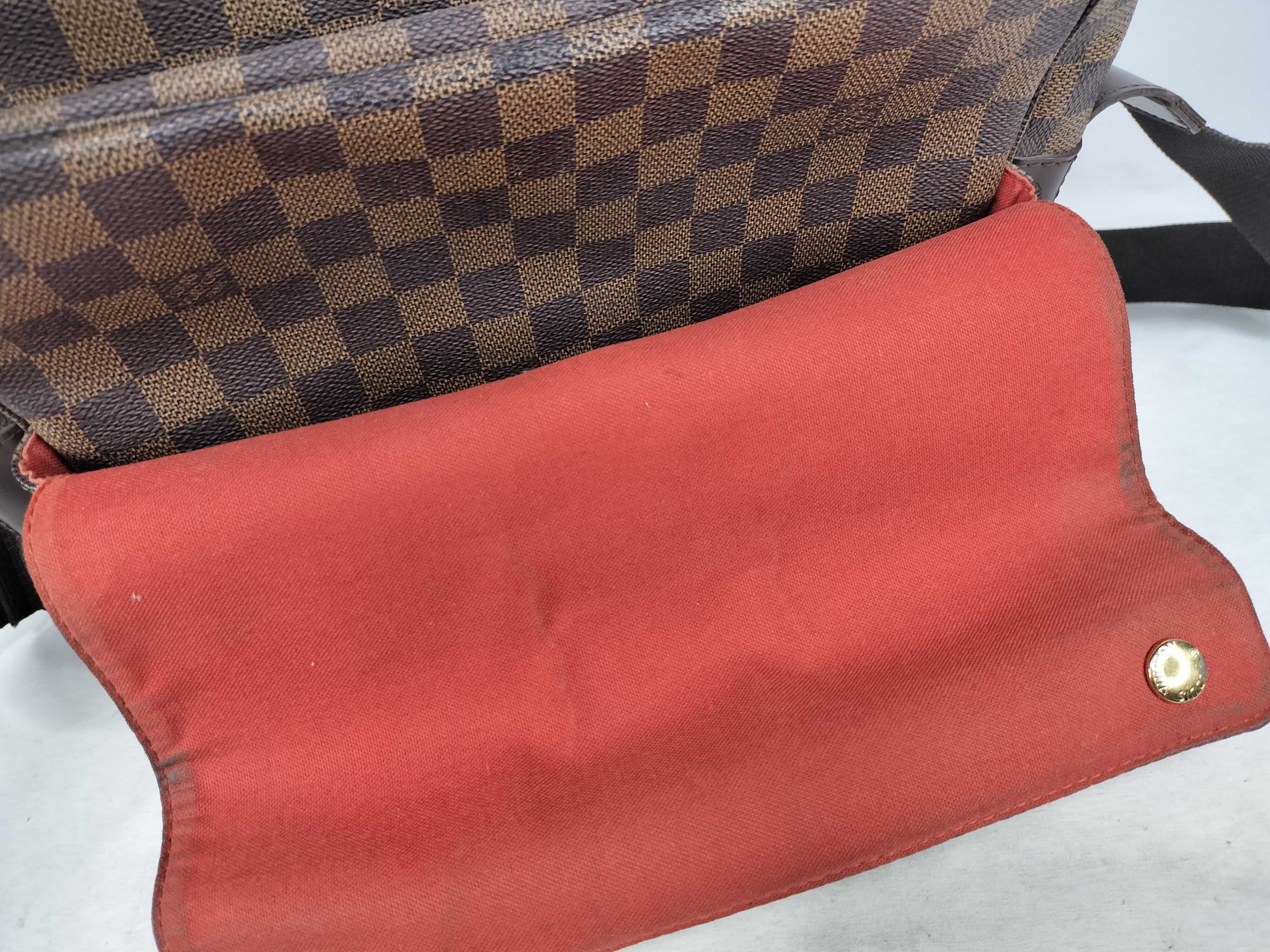 Damier ID- Damier Naviglio N45255 Brown Shoulder Bag — view 9