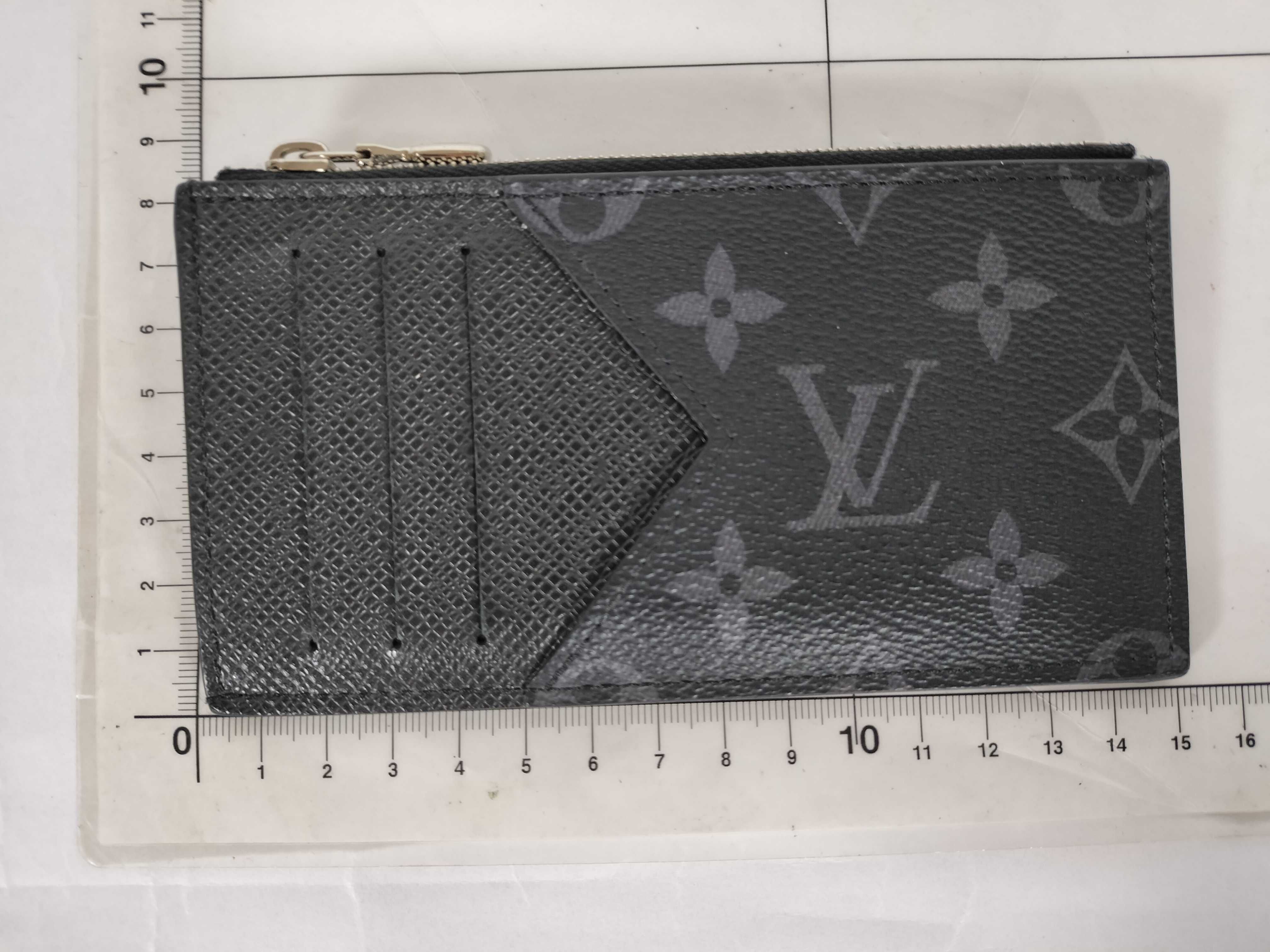 Monogram Louis Vuitton Monogram Eclipse Fragment Case Wallet Card Case Coin Case — view 2