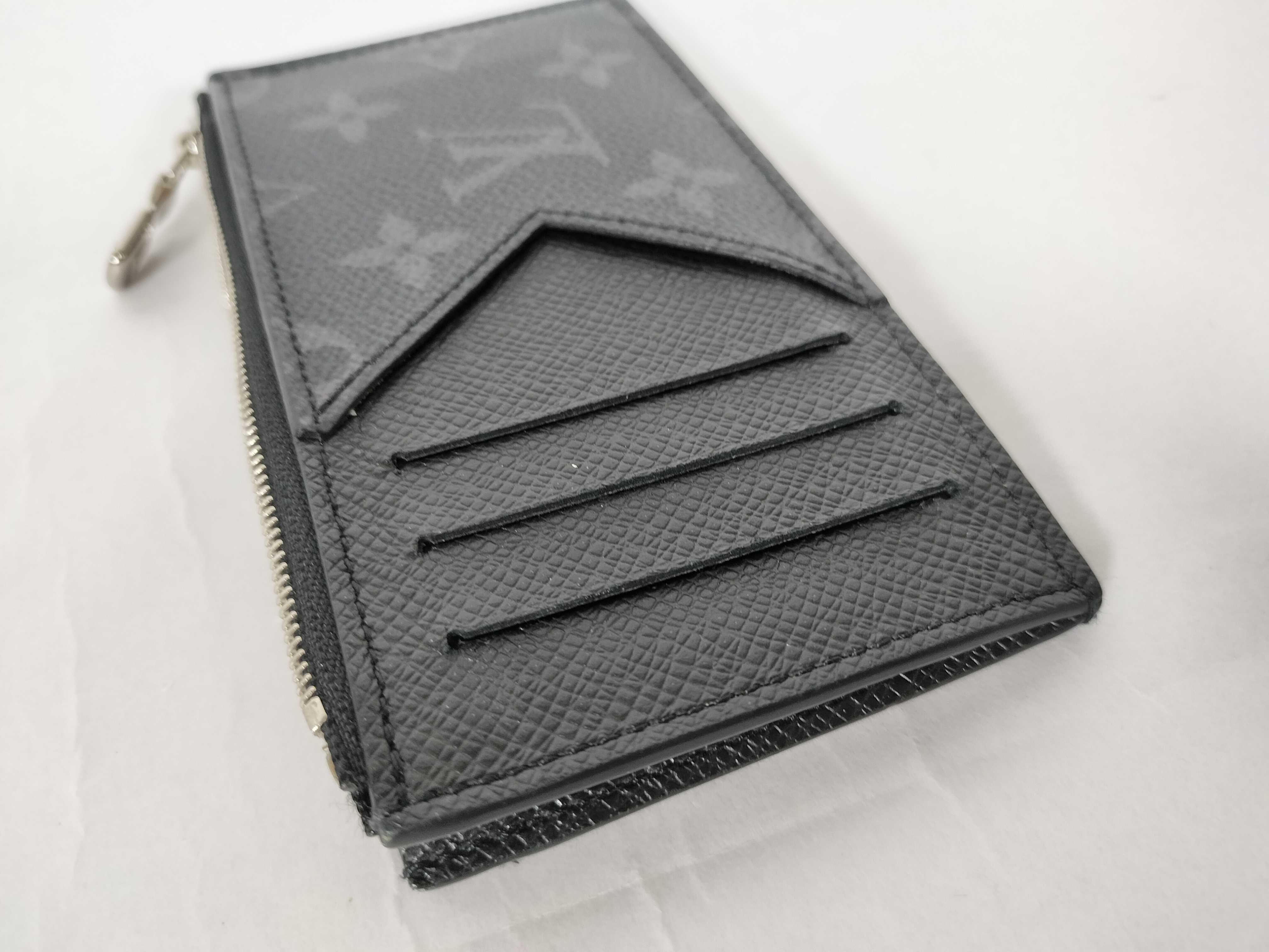 Monogram Louis Vuitton Monogram Eclipse Fragment Case Wallet Card Case Coin Case — view 9