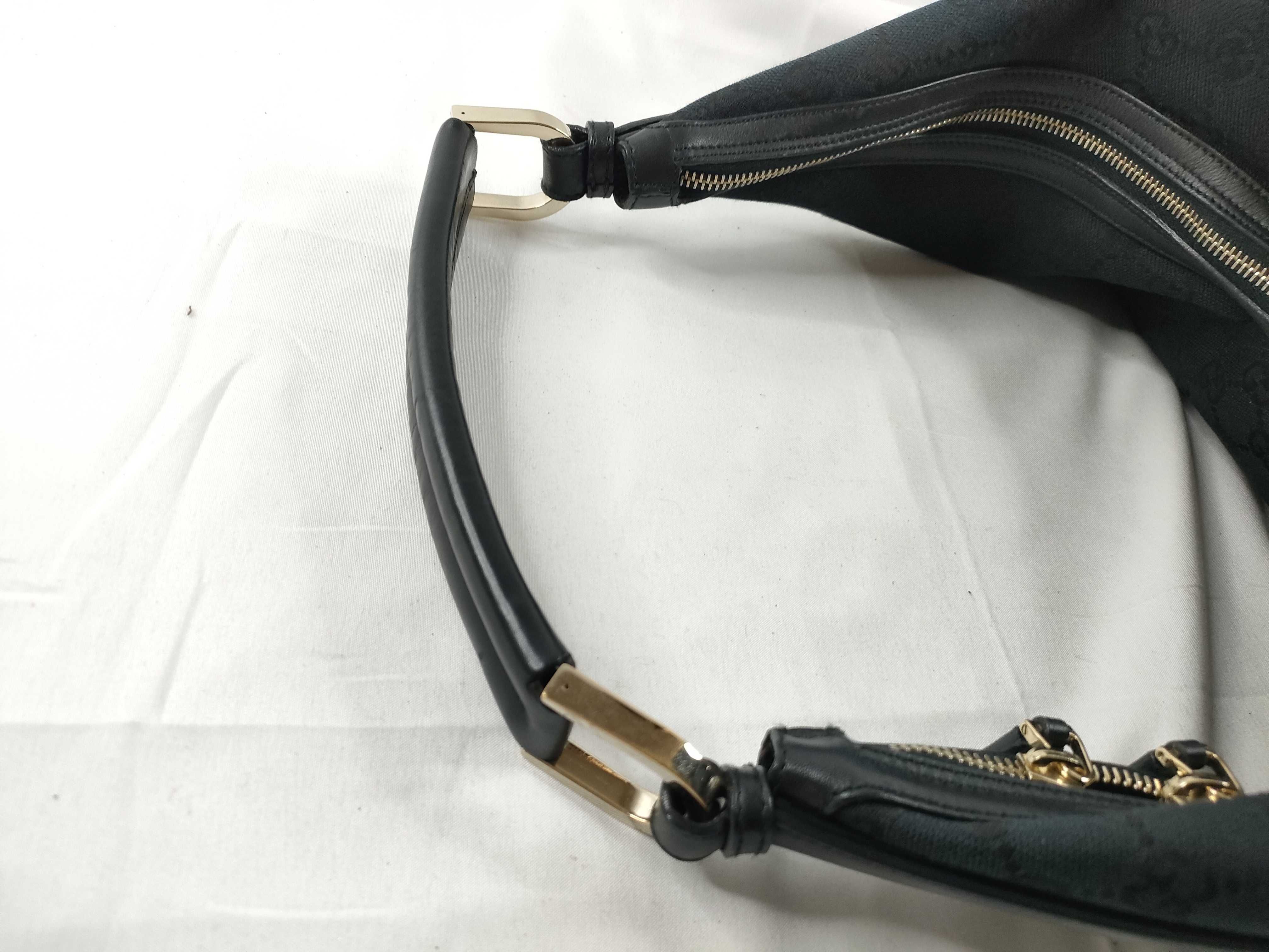 GG Canvas One-Shoulder Bag with Leather Handle — view 6
