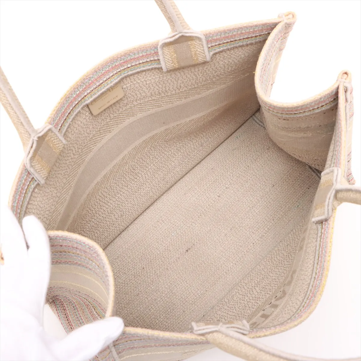 Book Tote Medium Canvas Tote Bag Multicolor — view 7