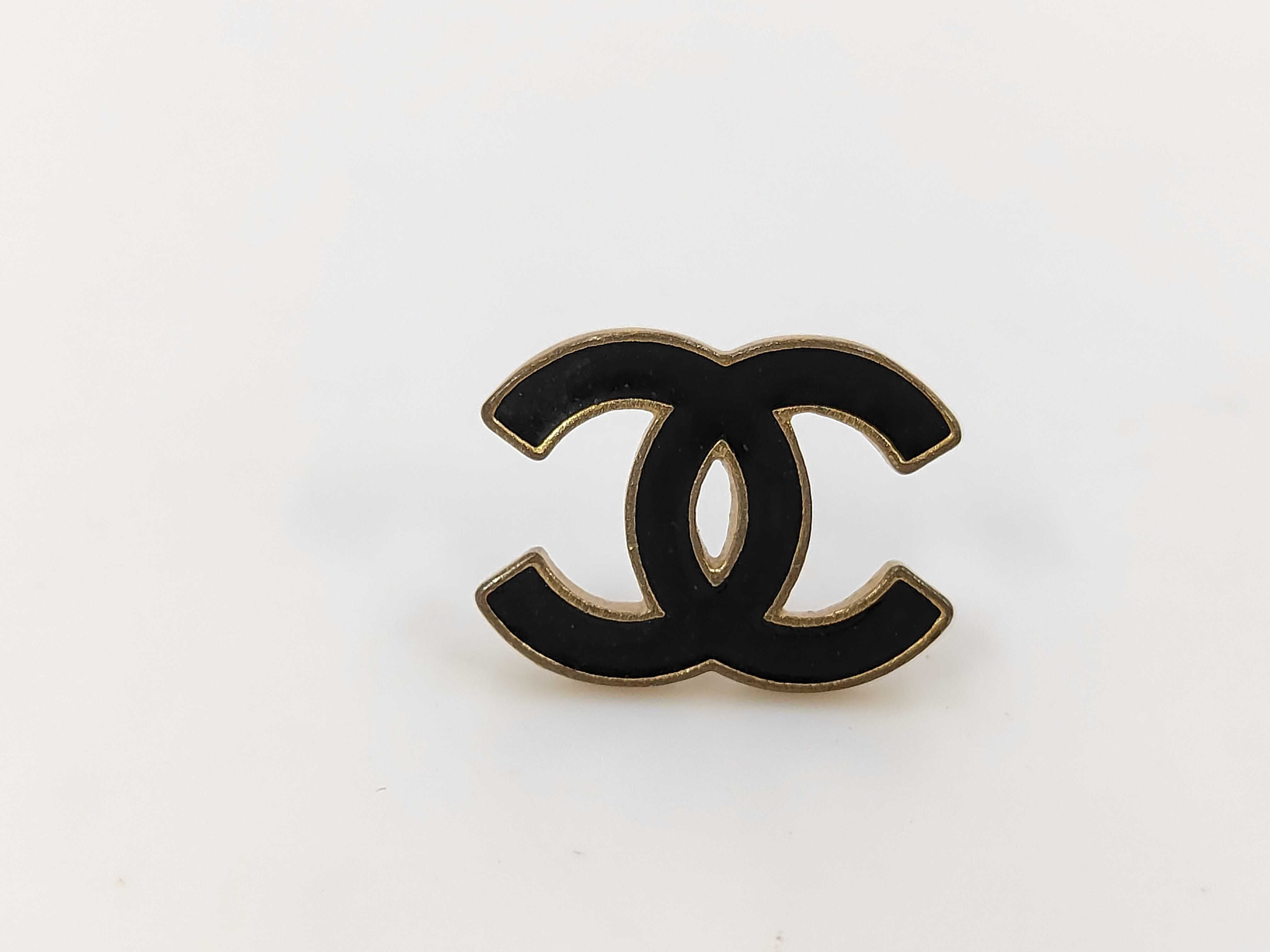 Coco Mark Gold Pin Brooch