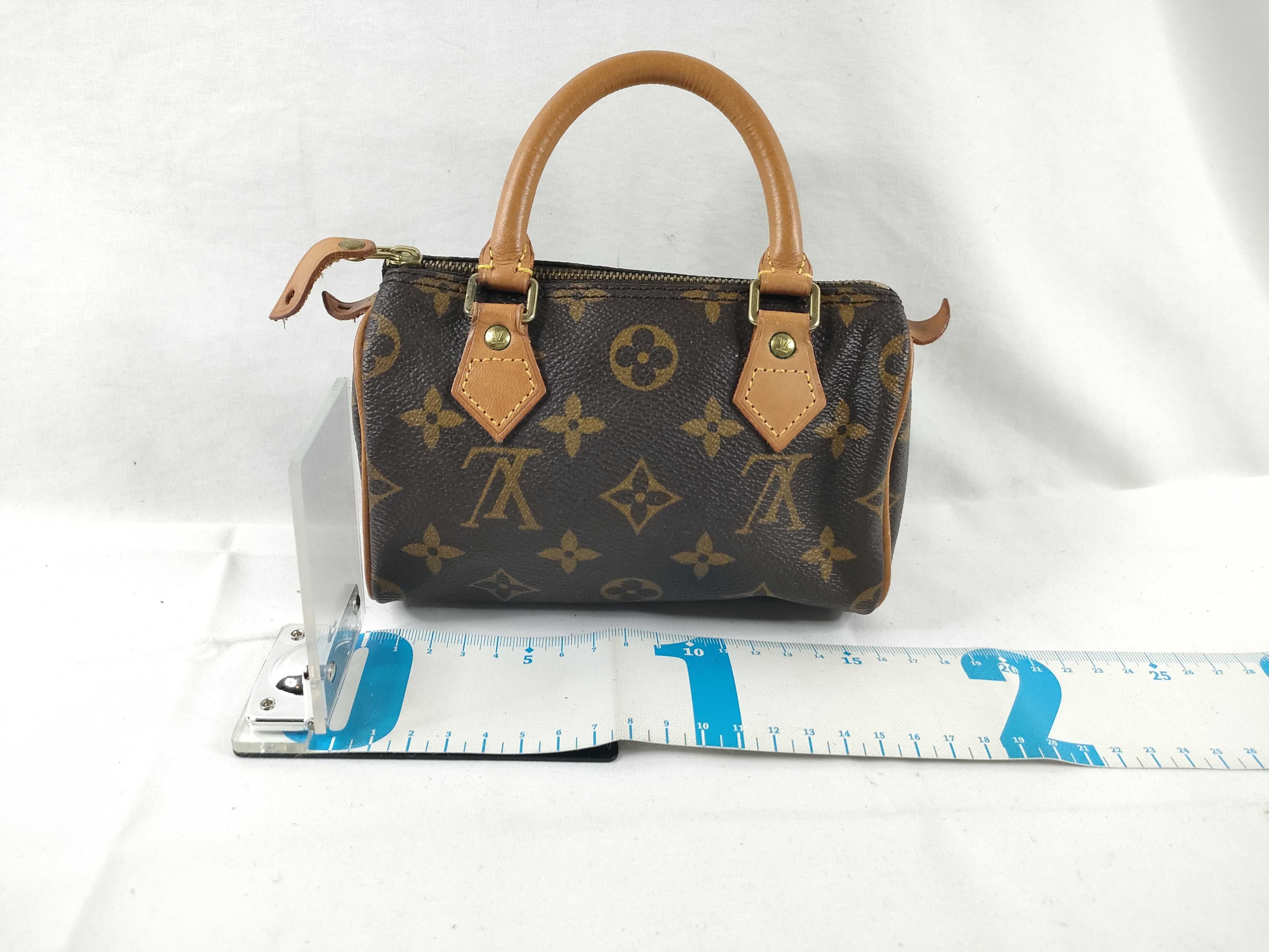 Monogram Mini Speedy M41534 Brown TH0968 Handbag — view 2