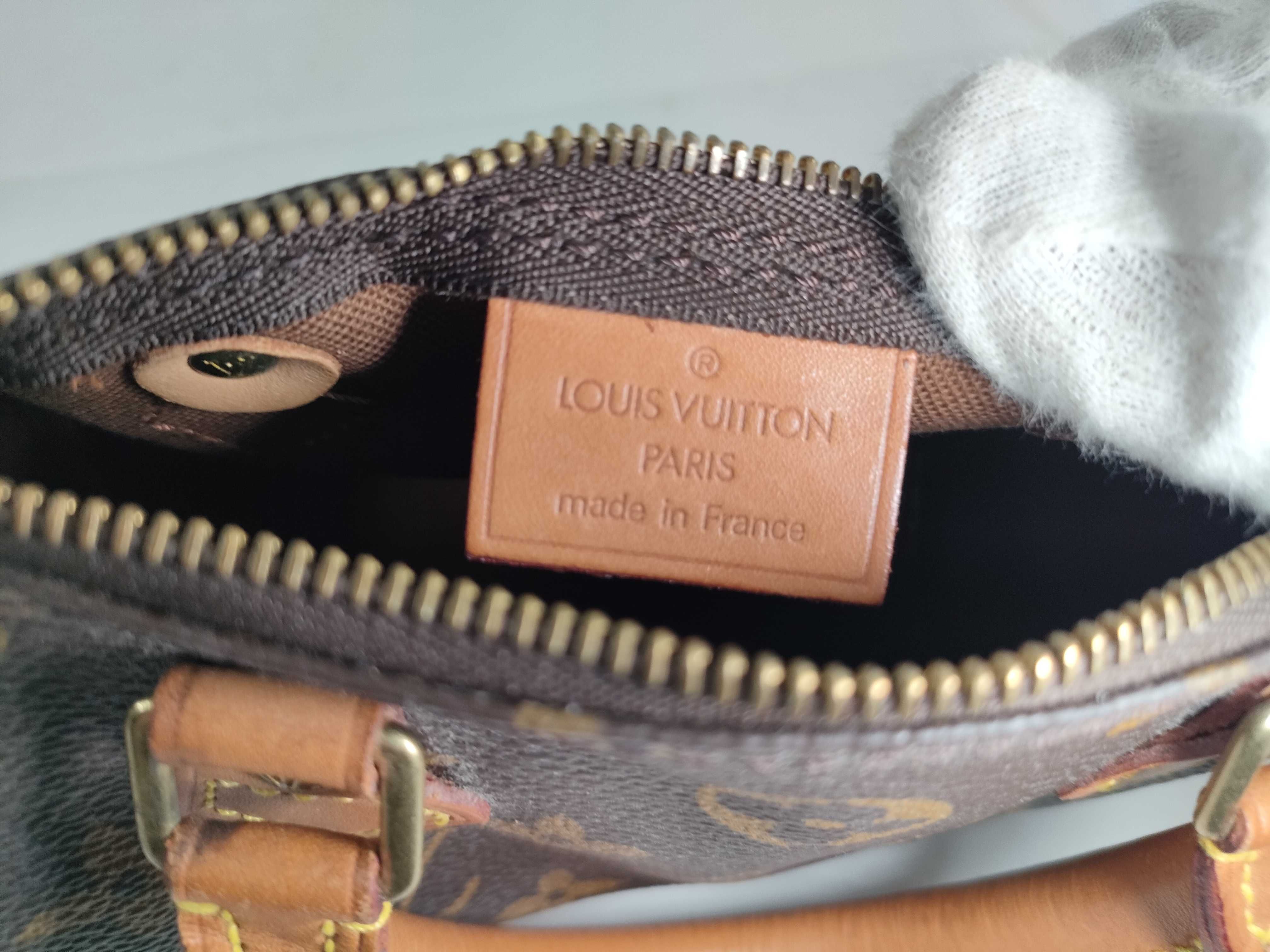 Monogram Mini Speedy M41534 Brown TH0968 Handbag — view 12