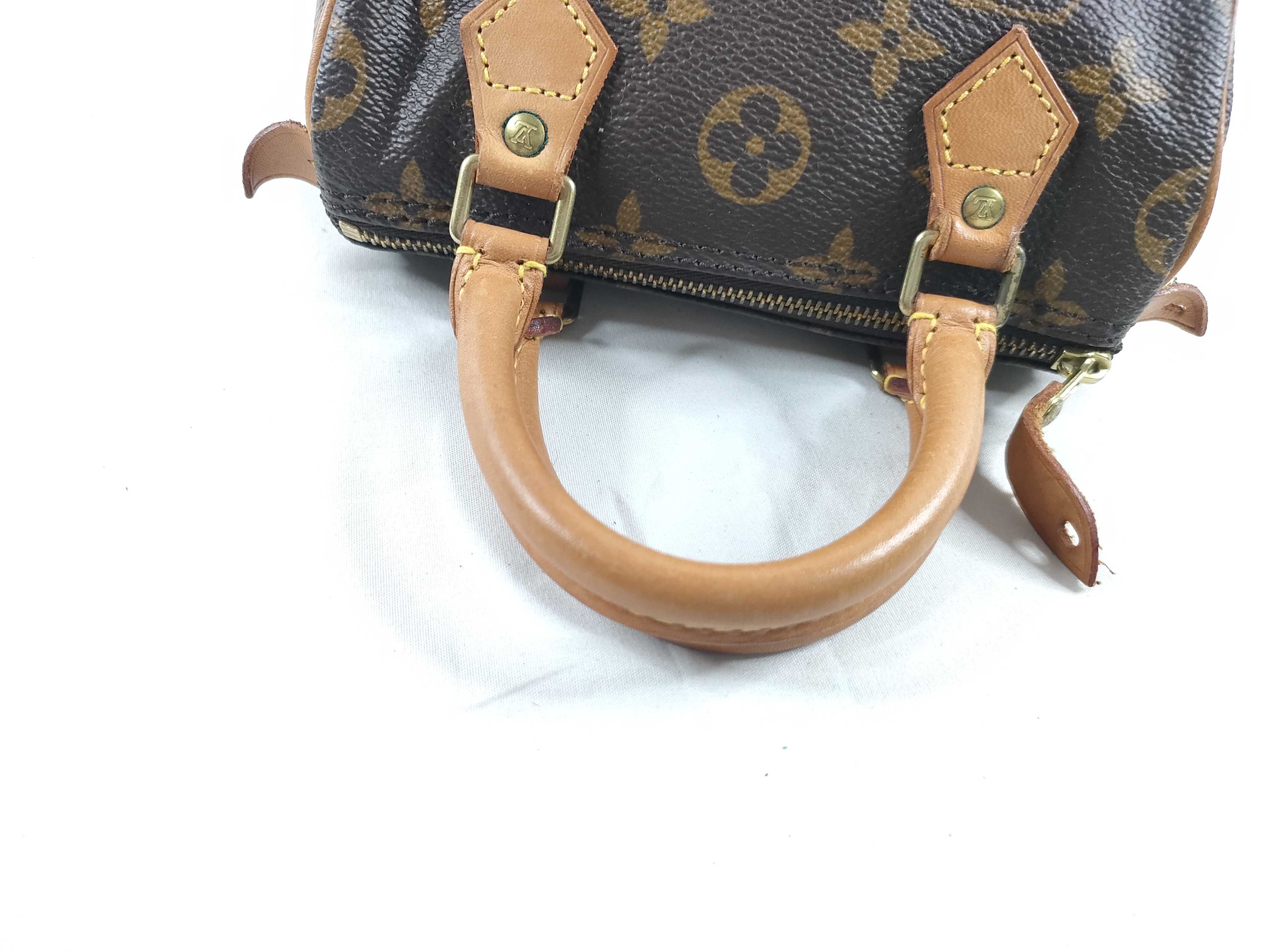 Monogram Mini Speedy M41534 Brown TH0968 Handbag — view 6