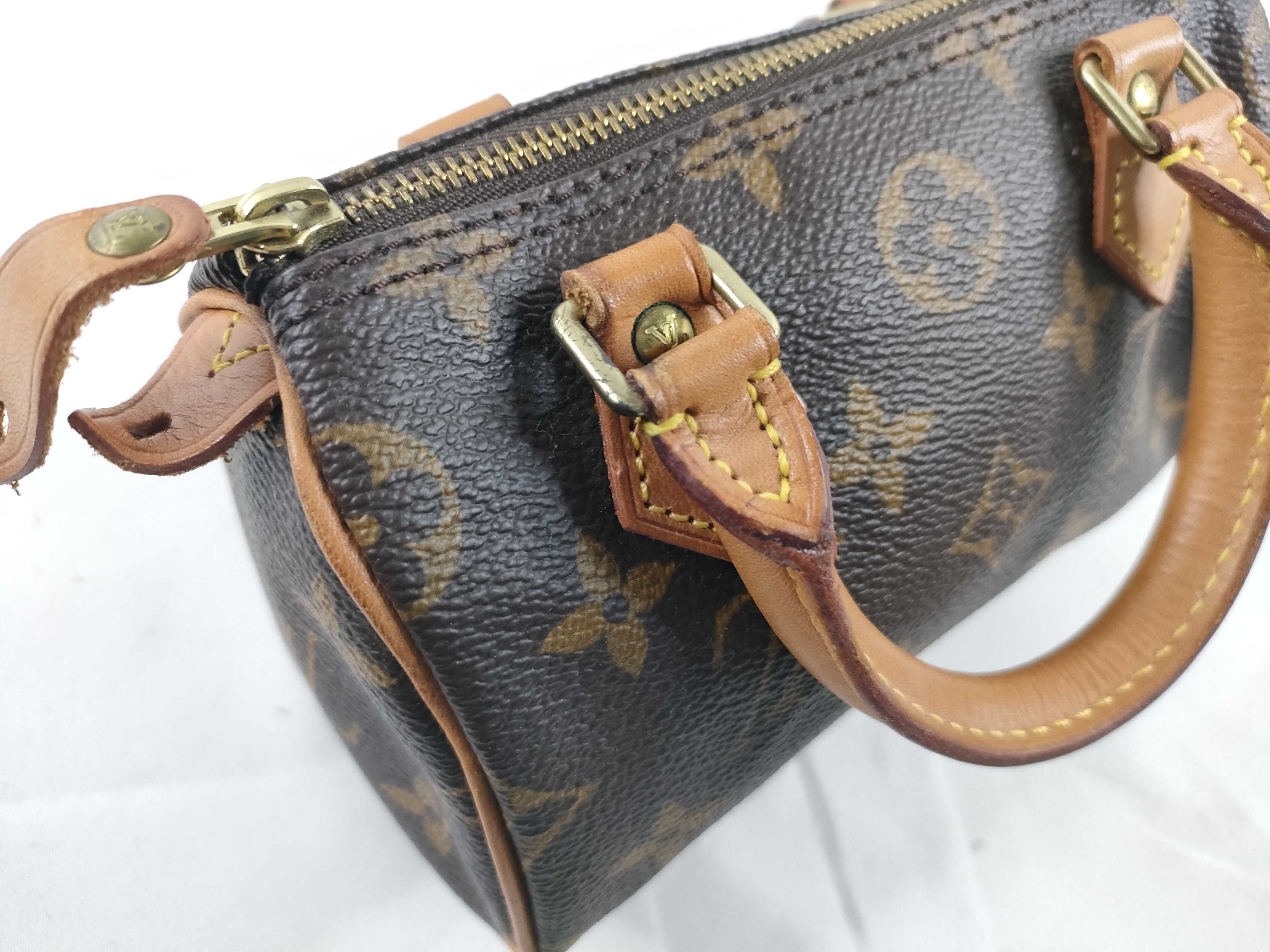 Monogram Mini Speedy M41534 Brown TH0968 Handbag — view 8