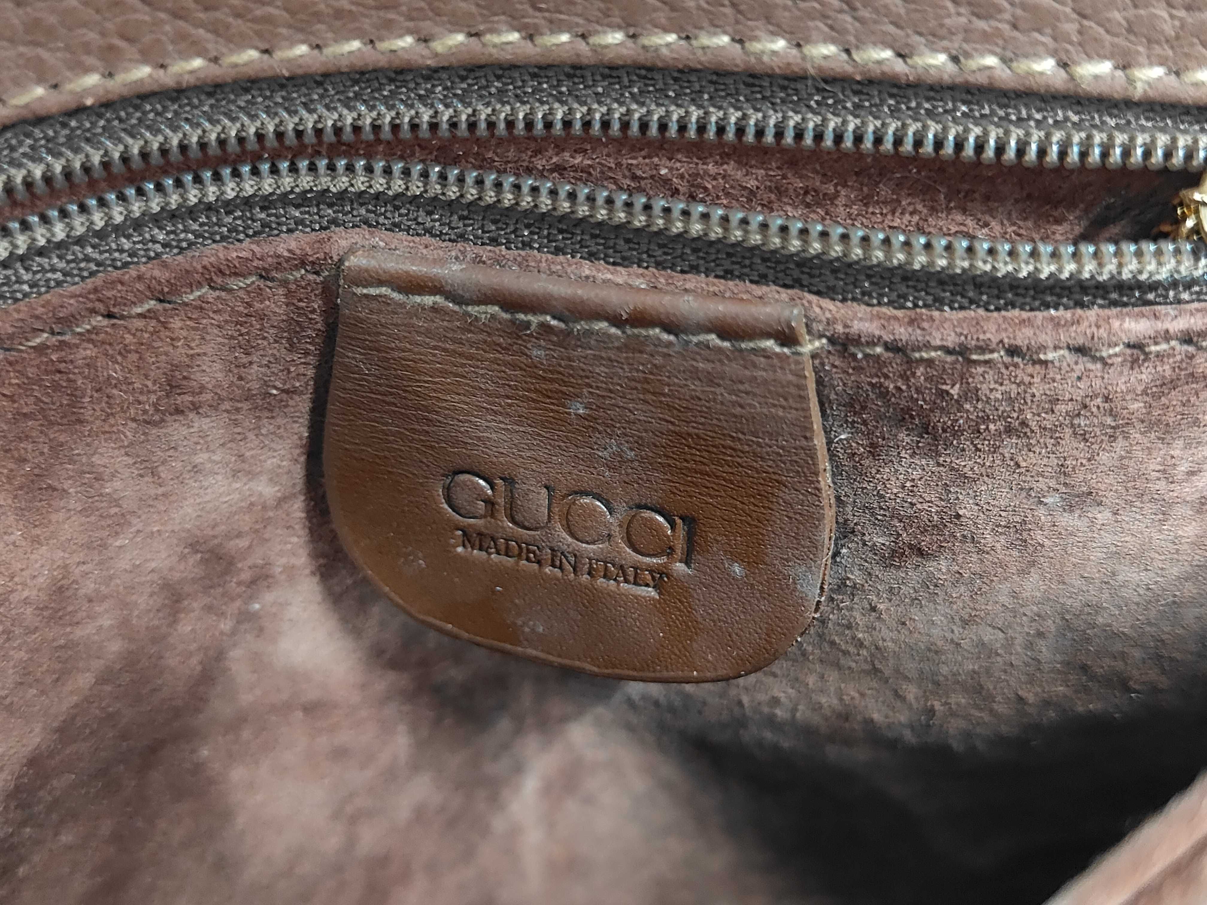 Vintage Leather Shoulder Bag — view 11