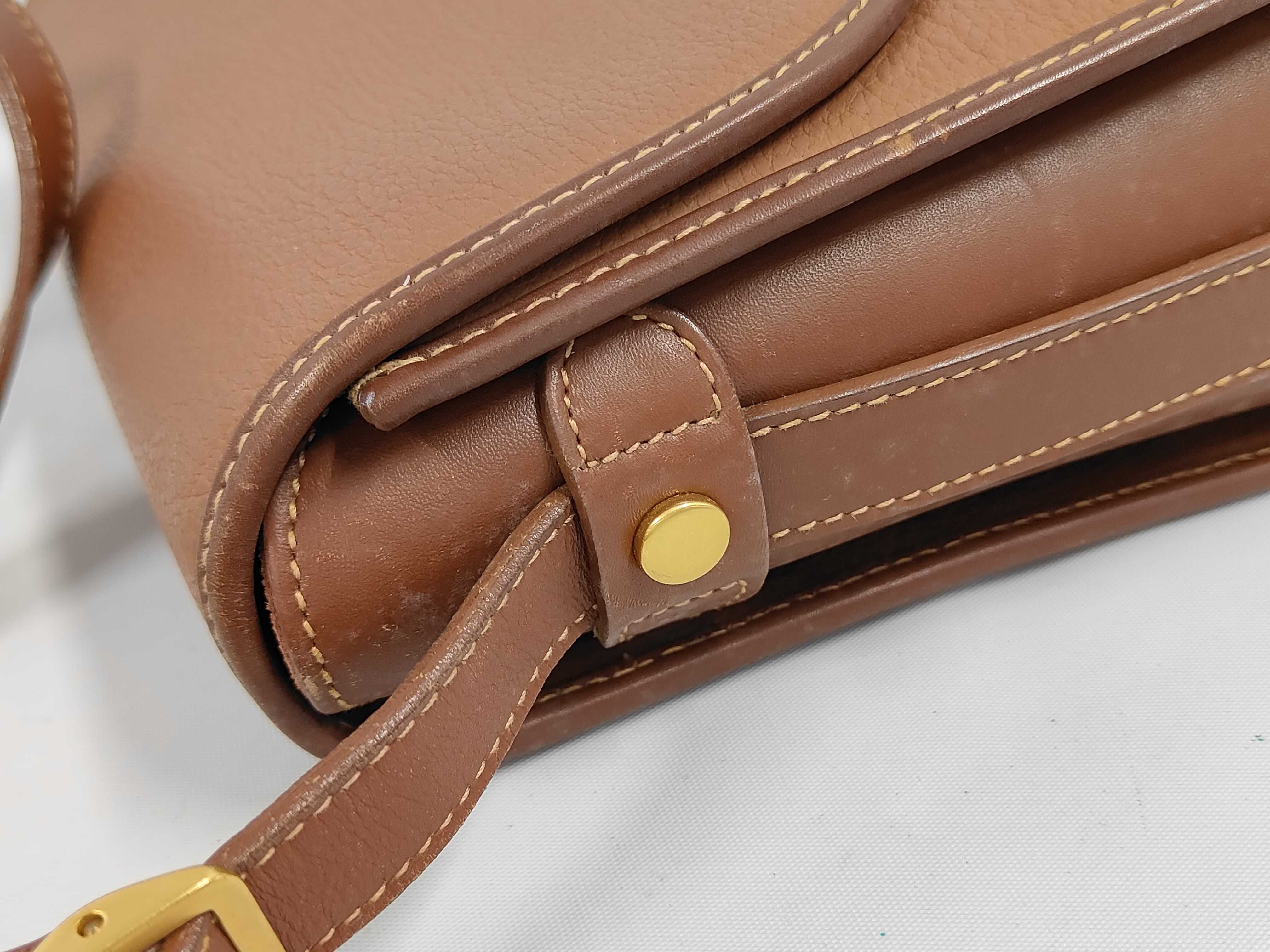 Vintage Leather Shoulder Bag — view 6