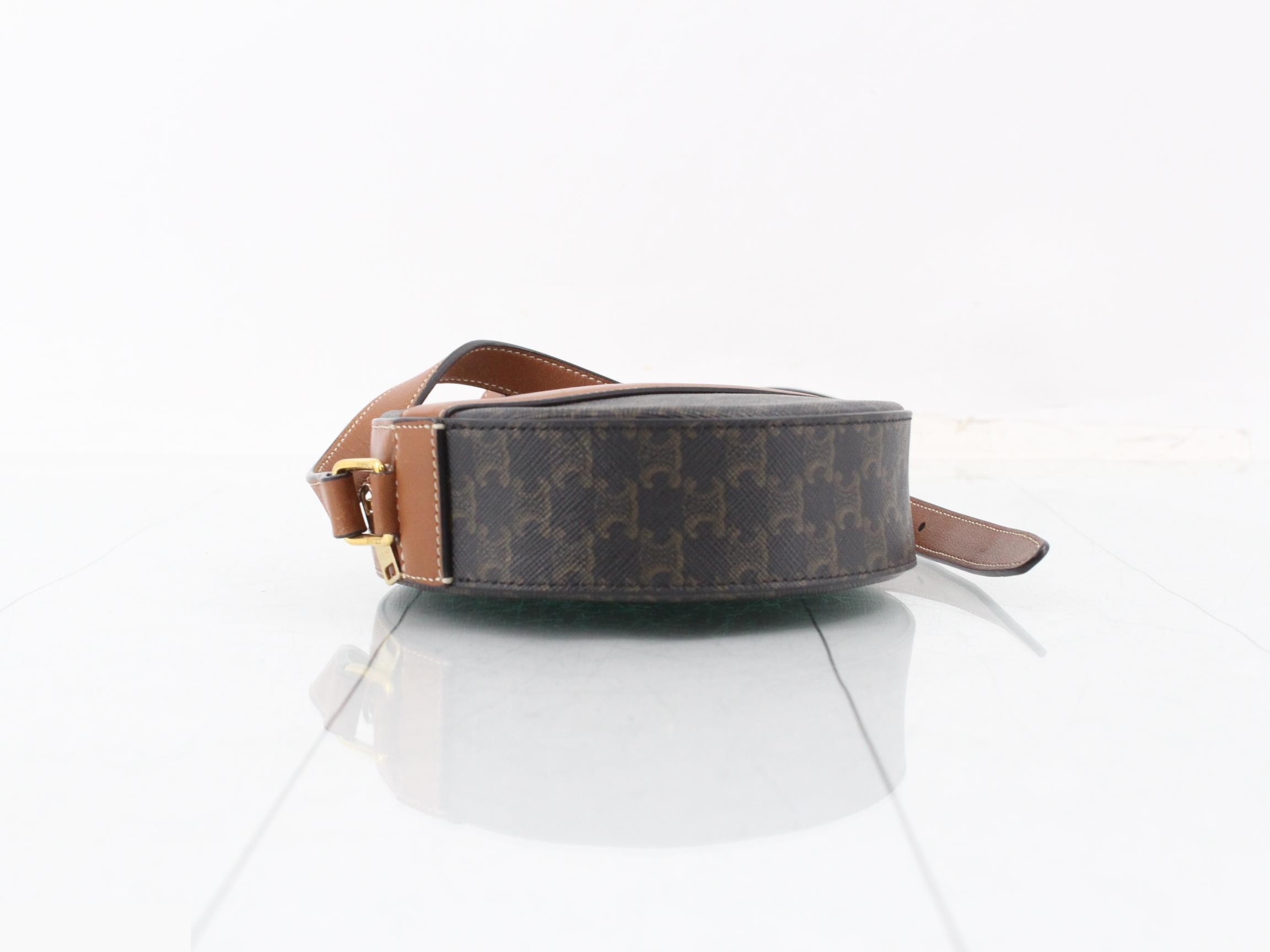 Triomphe Canvas Round Shoulder Bag — view 5