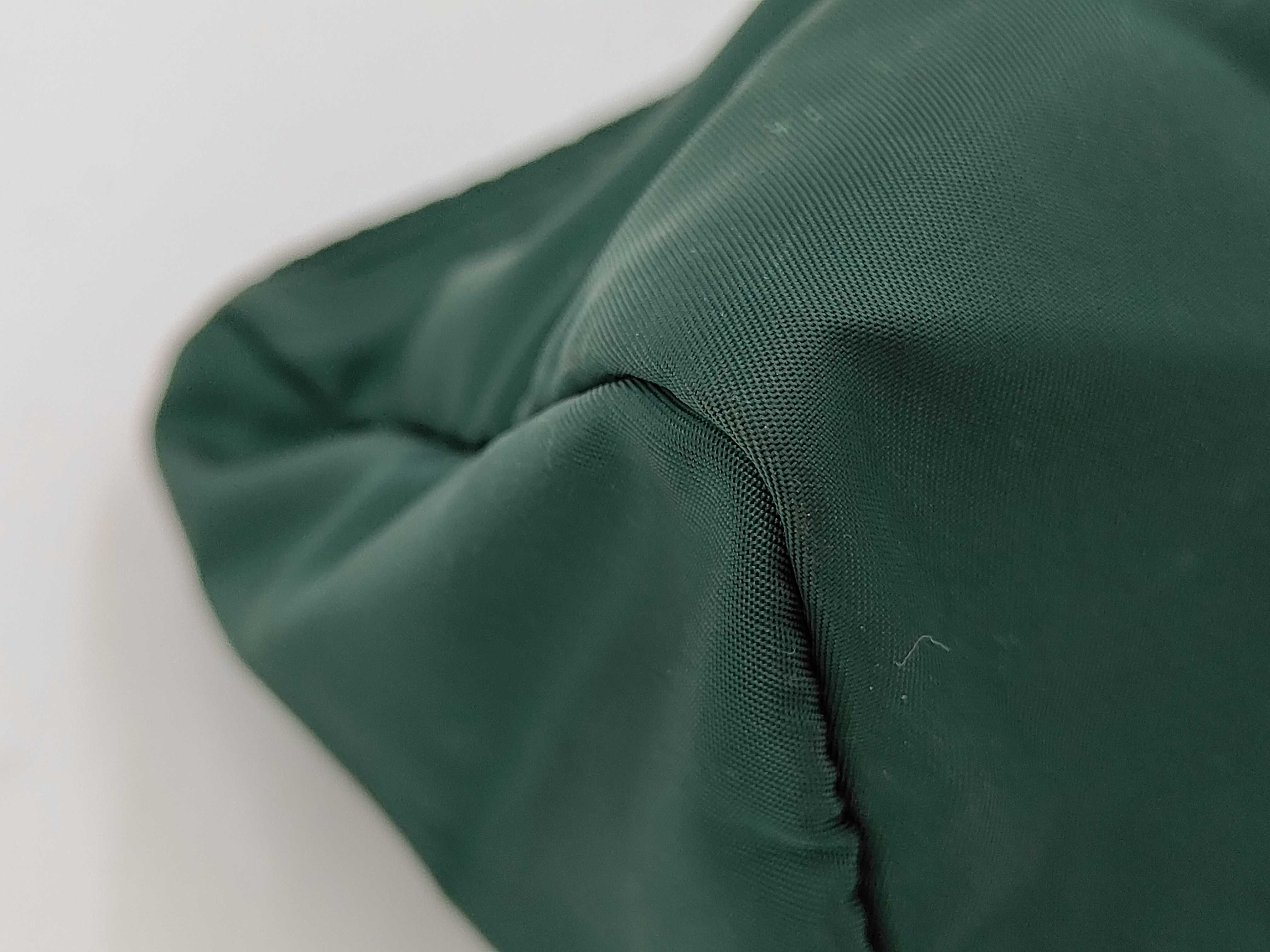 Nylon Pouch with Triangle Logo Plate, Green. — view 3