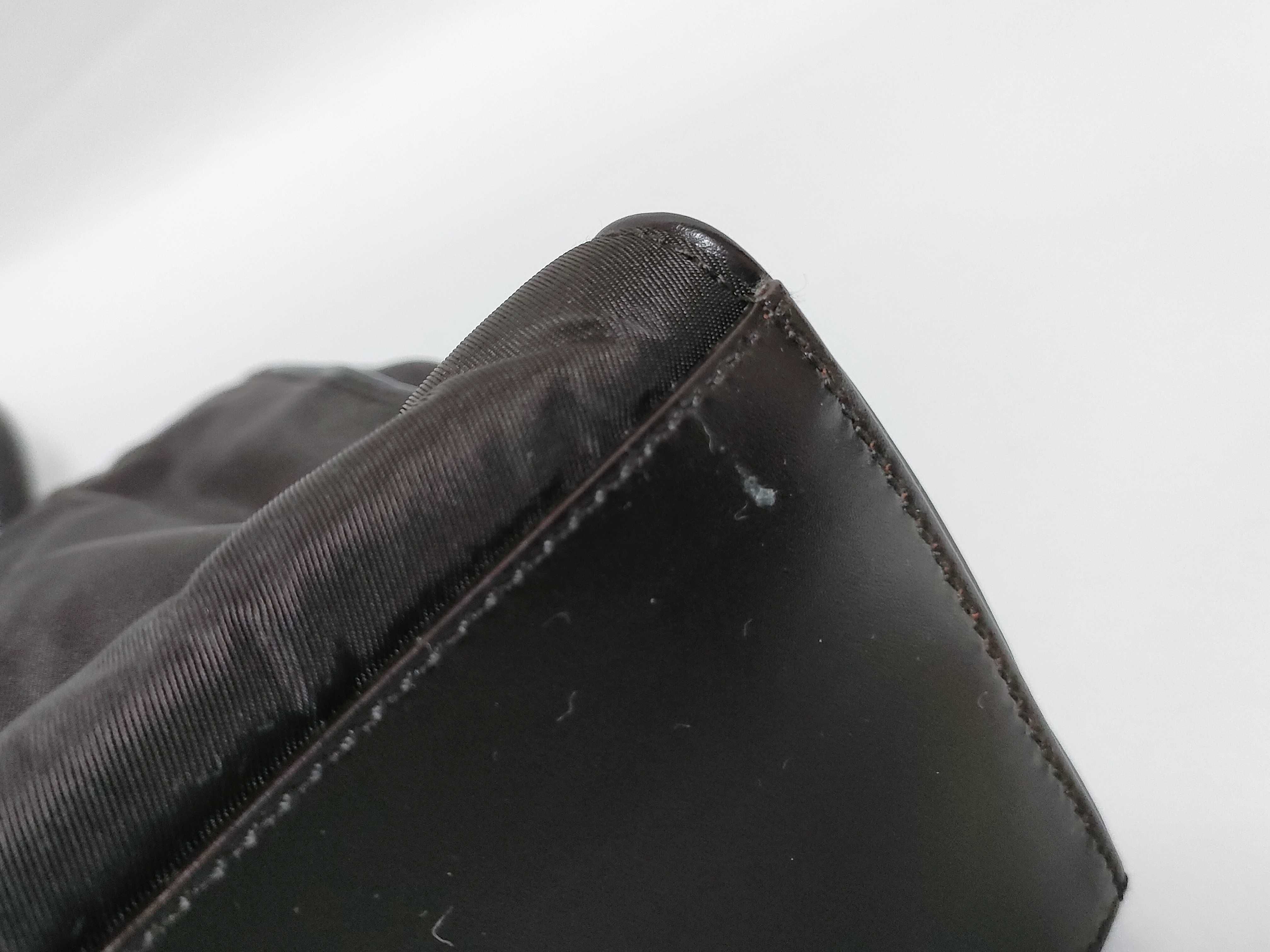 Nylon Prada Tessuto Nylon x Leather Handbag Black BR0345 Handbag — view 15