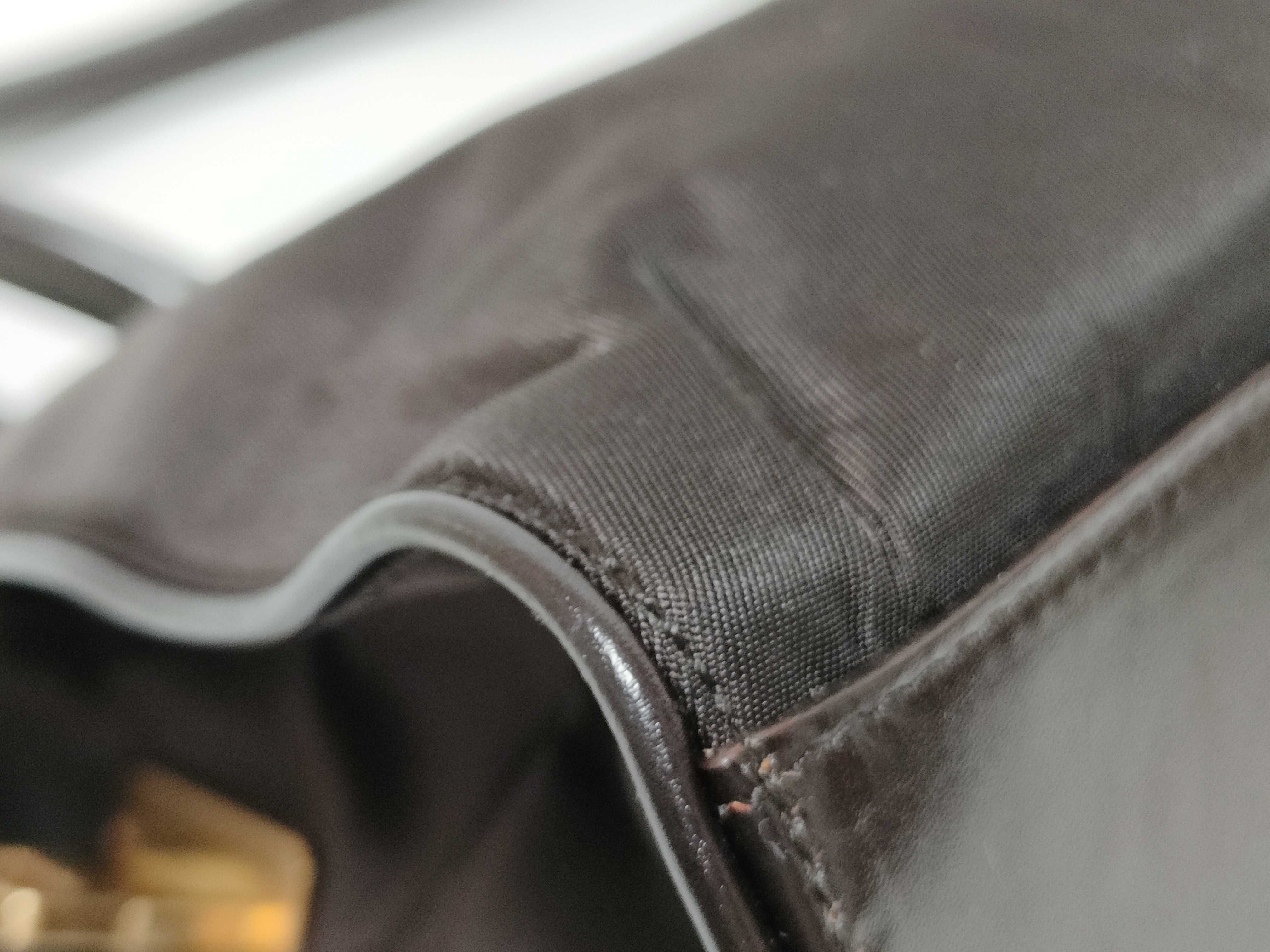 Nylon Prada Tessuto Nylon x Leather Handbag Black BR0345 Handbag — view 7