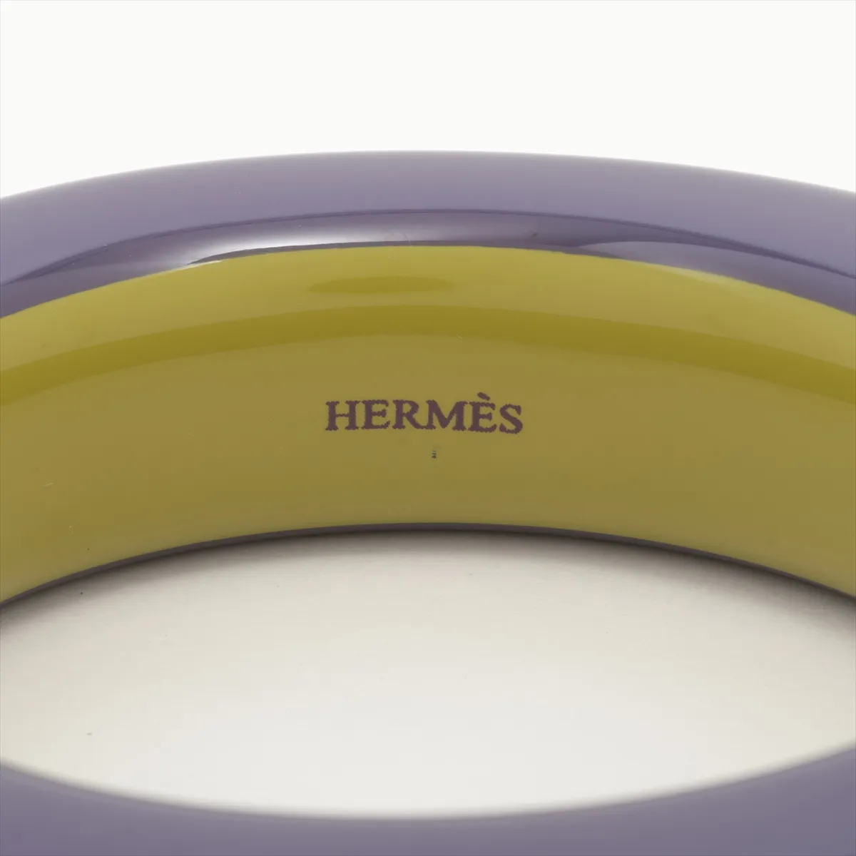 Bangle S Lacquered Wood Purple Dents — view 5