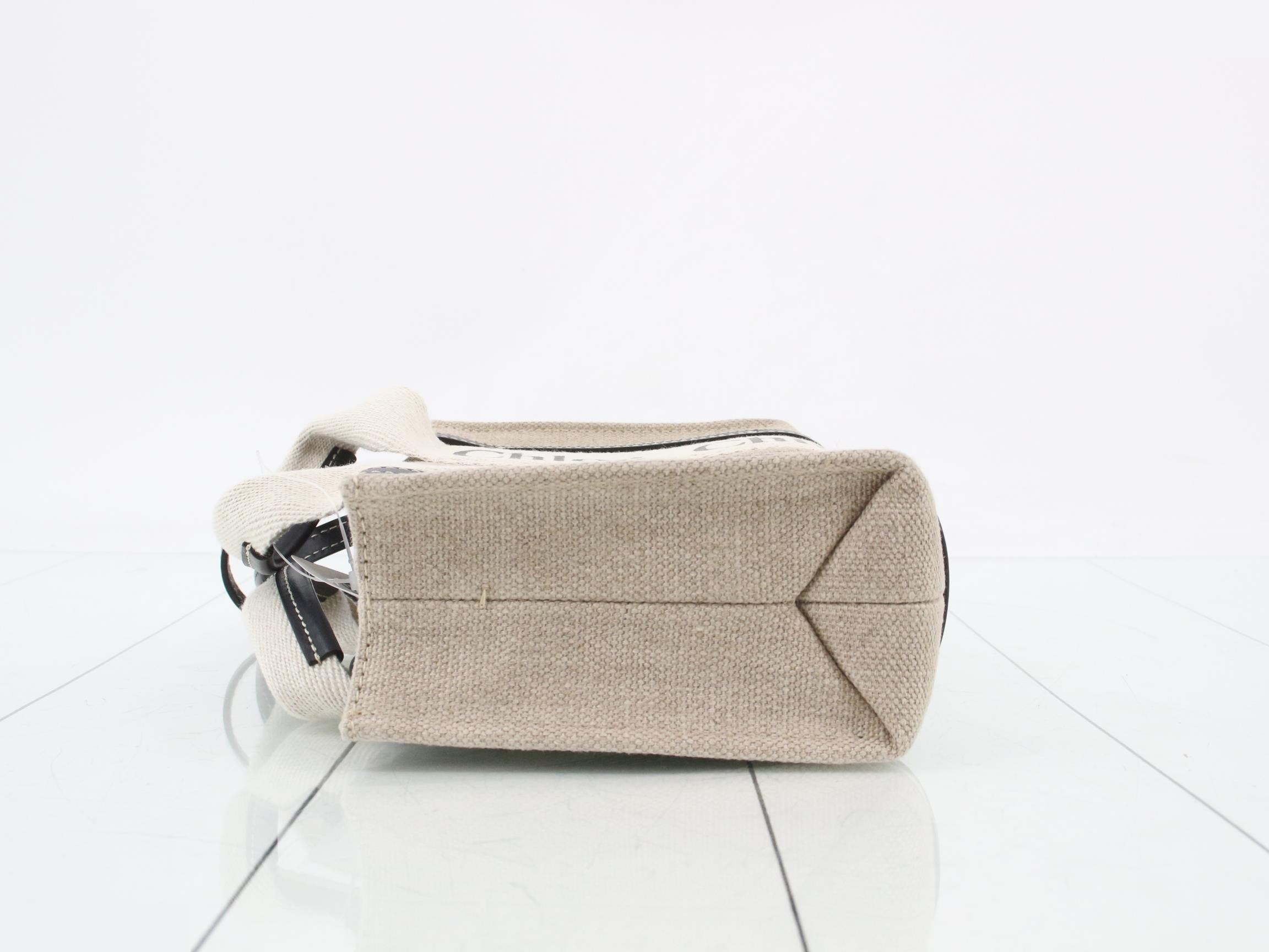 Woody Mini Canvas x Leather 2-Way Handbag — view 4
