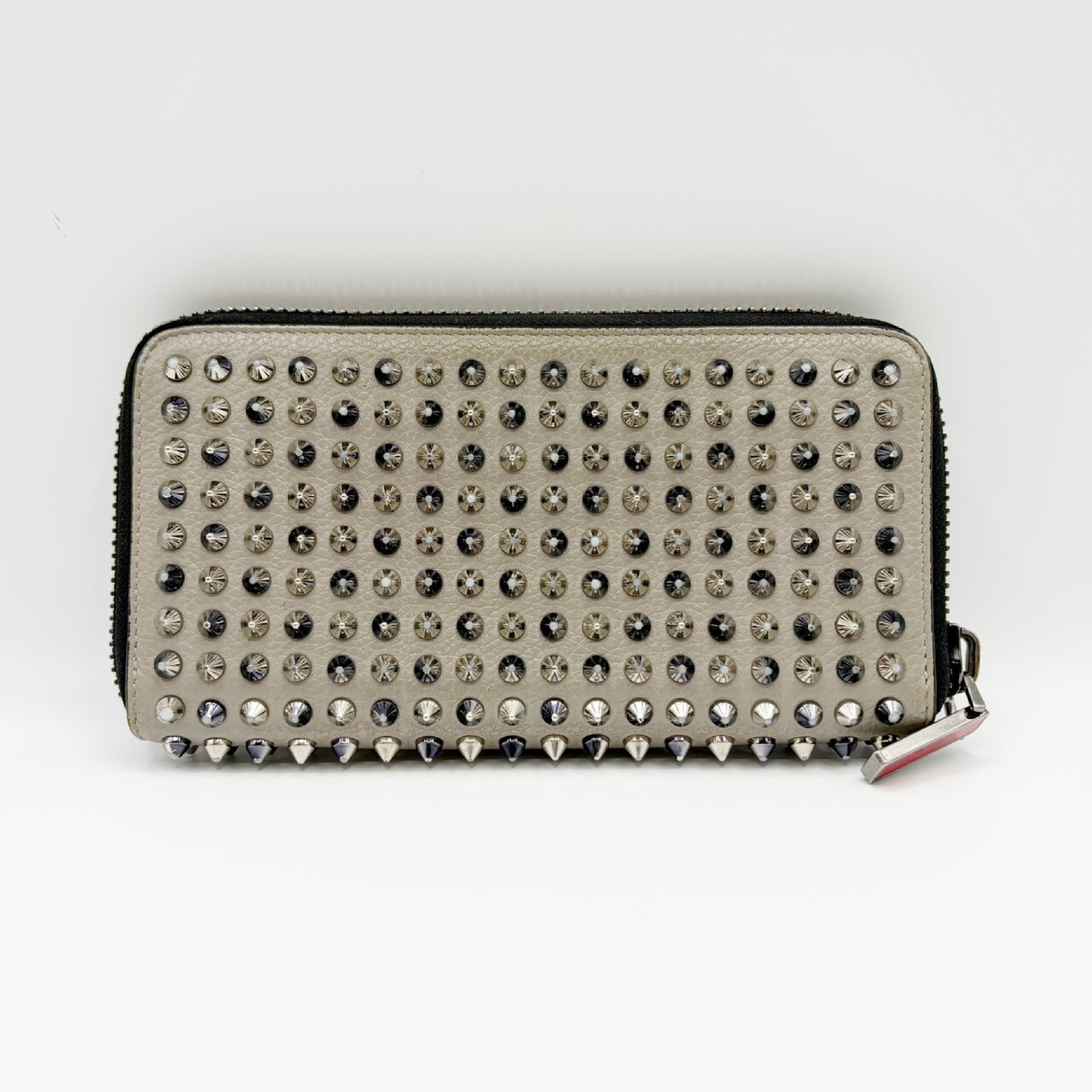 Panettone Leather Studded Long Wallet — view 2