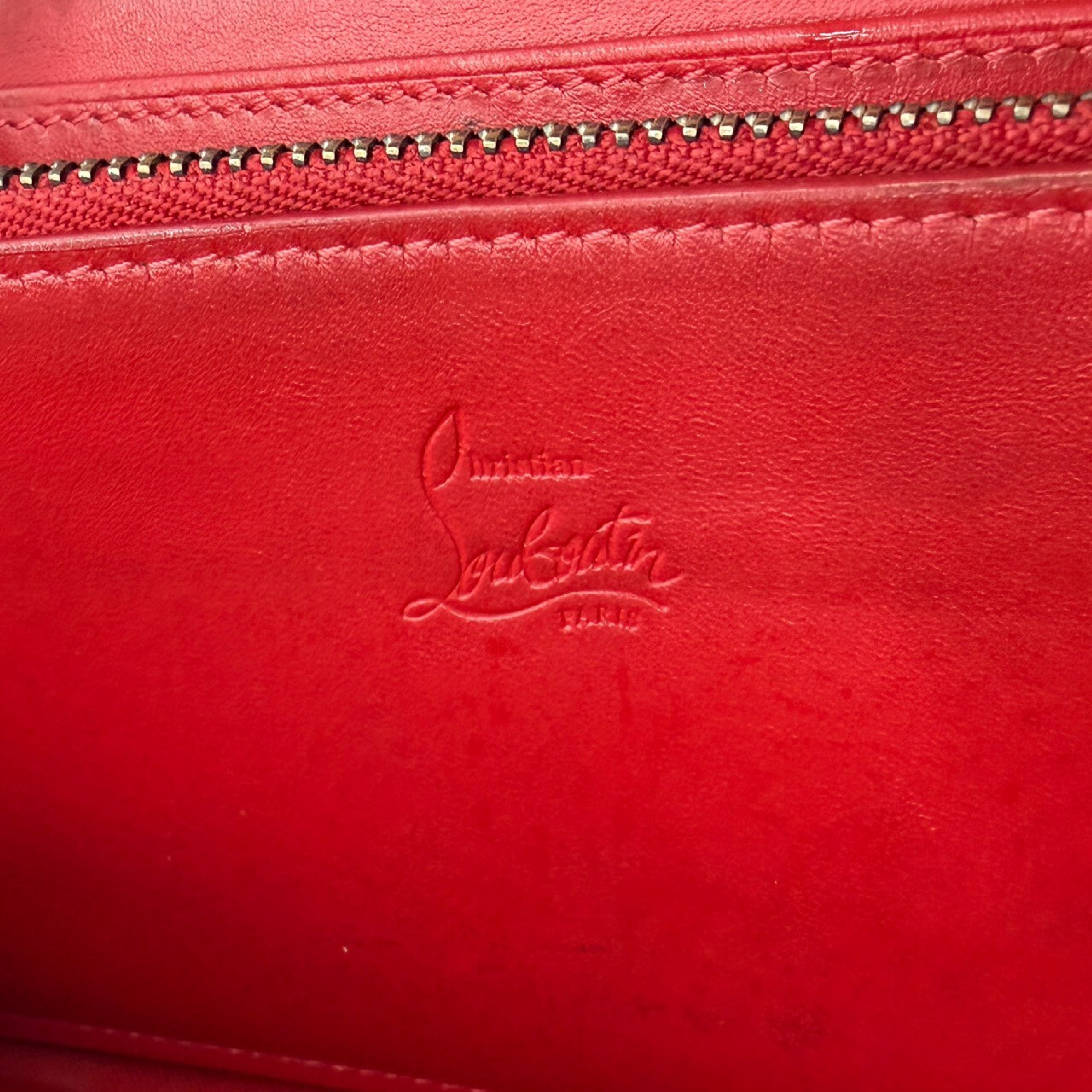 Panettone Leather Studded Long Wallet — view 12
