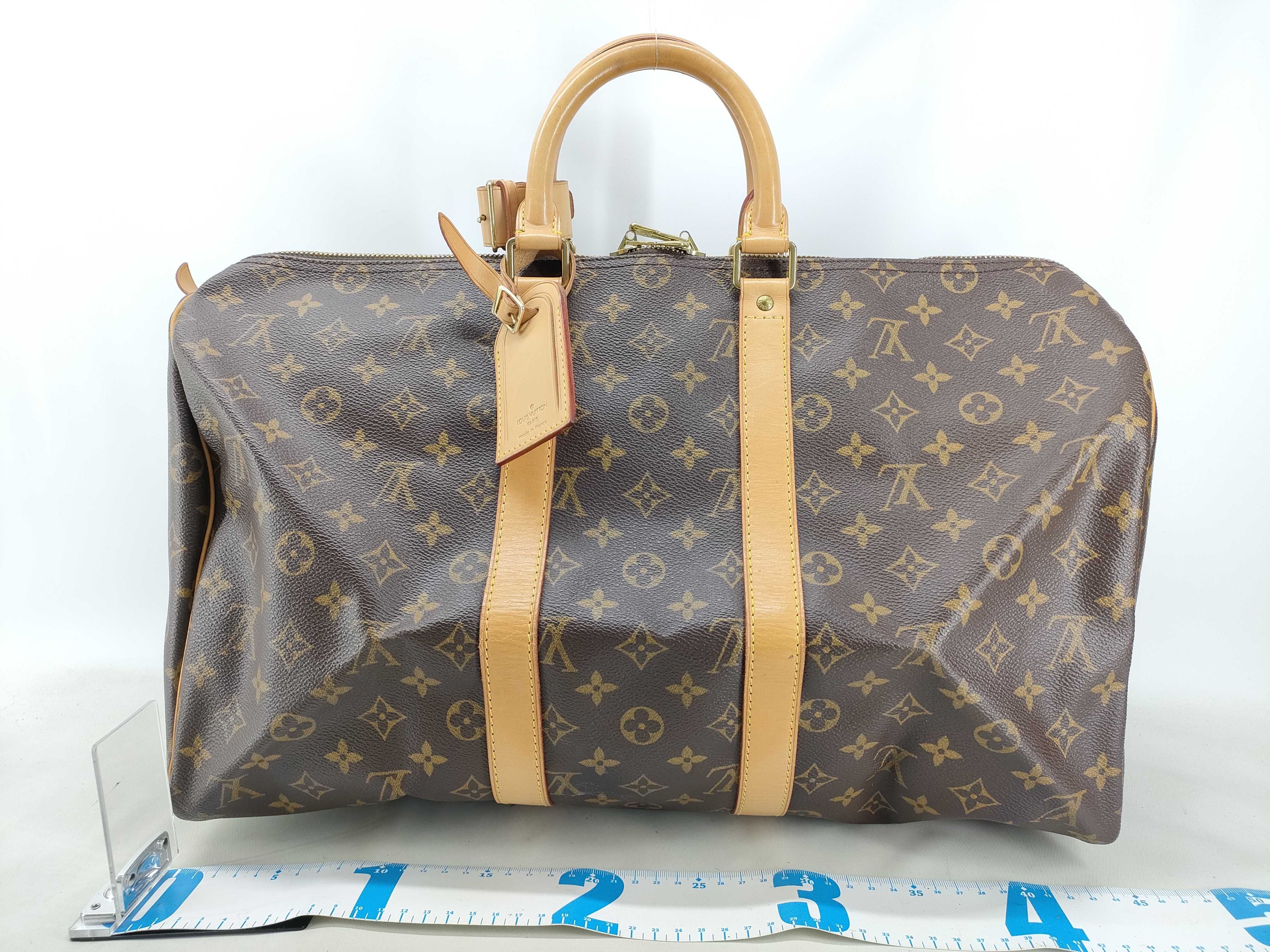 Monogram Keepall Bandoulière 45 M41418 Brown Boston Bag — view 2