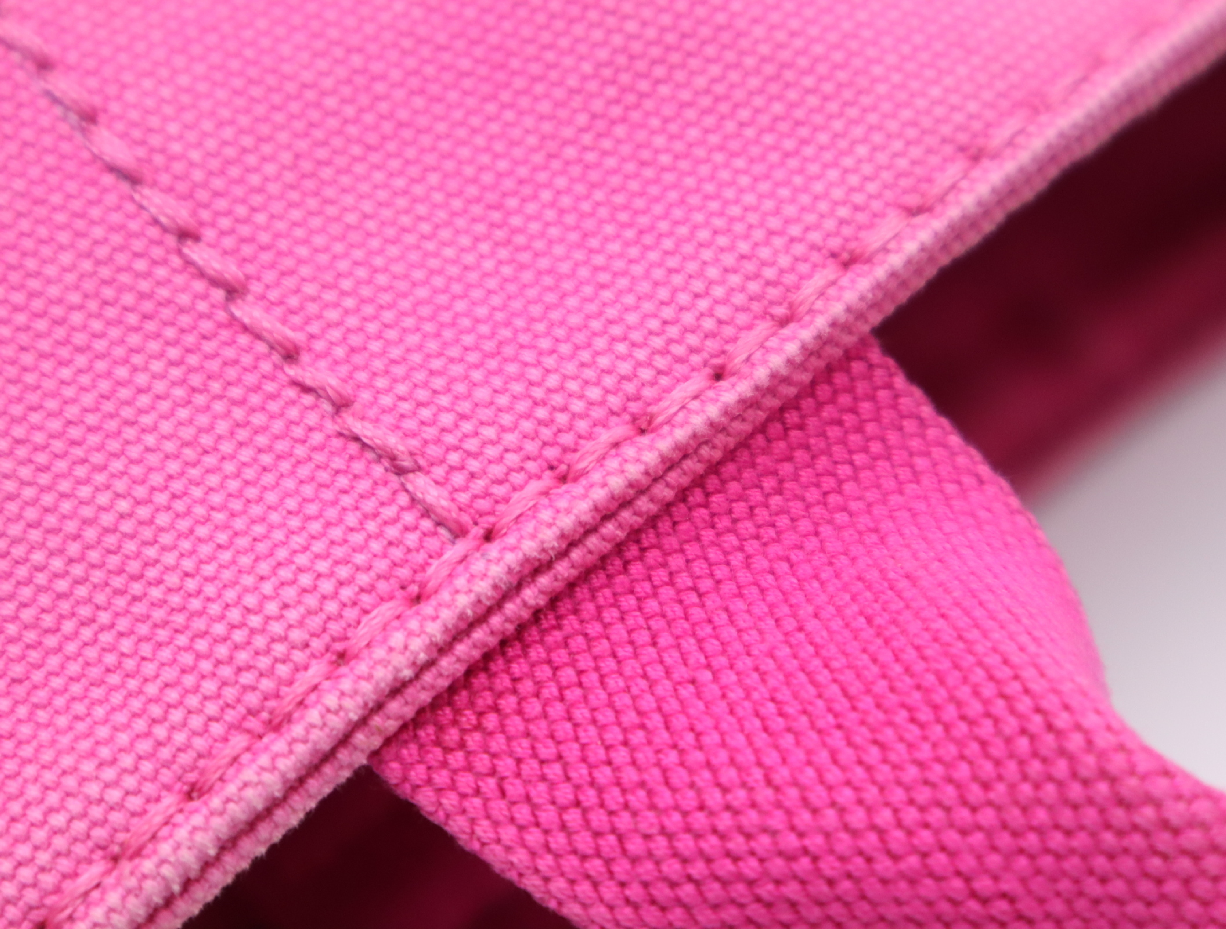 Canvas Canapa 2-Way Handbag, Pink, with Shoulder Strap — view 9
