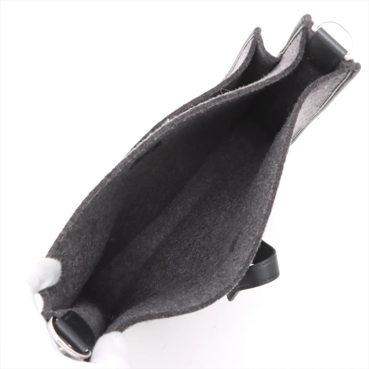 Evelyne 3 29 PM Felt Grey x Black Silver Hardware Year: 2020 — view 6