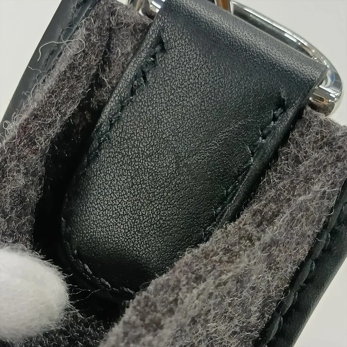 Evelyne 3 29 PM Felt Grey x Black Silver Hardware Year: 2020 — view 9