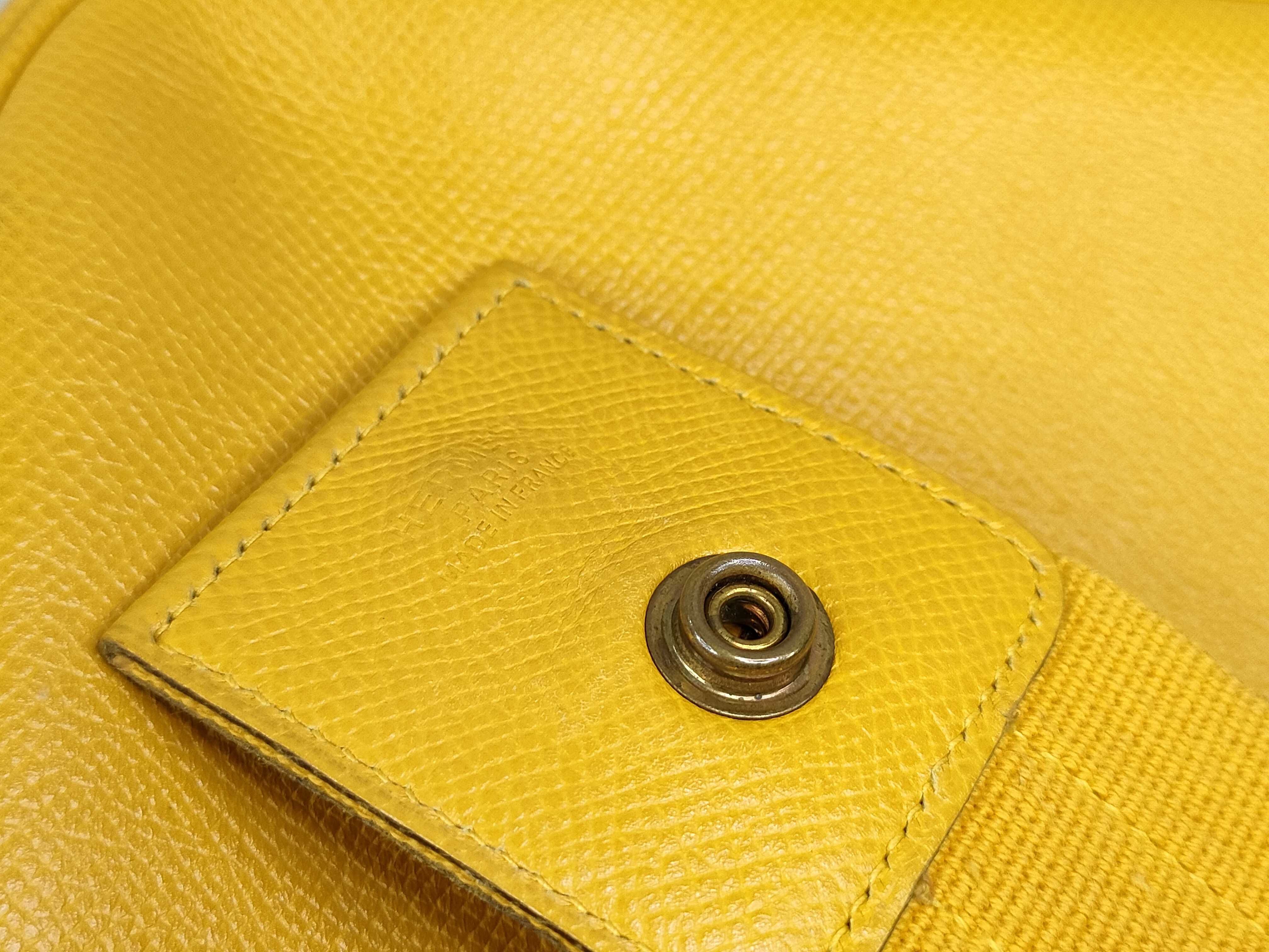 (Hermes) Saco Yellow Tote Bag — view 11