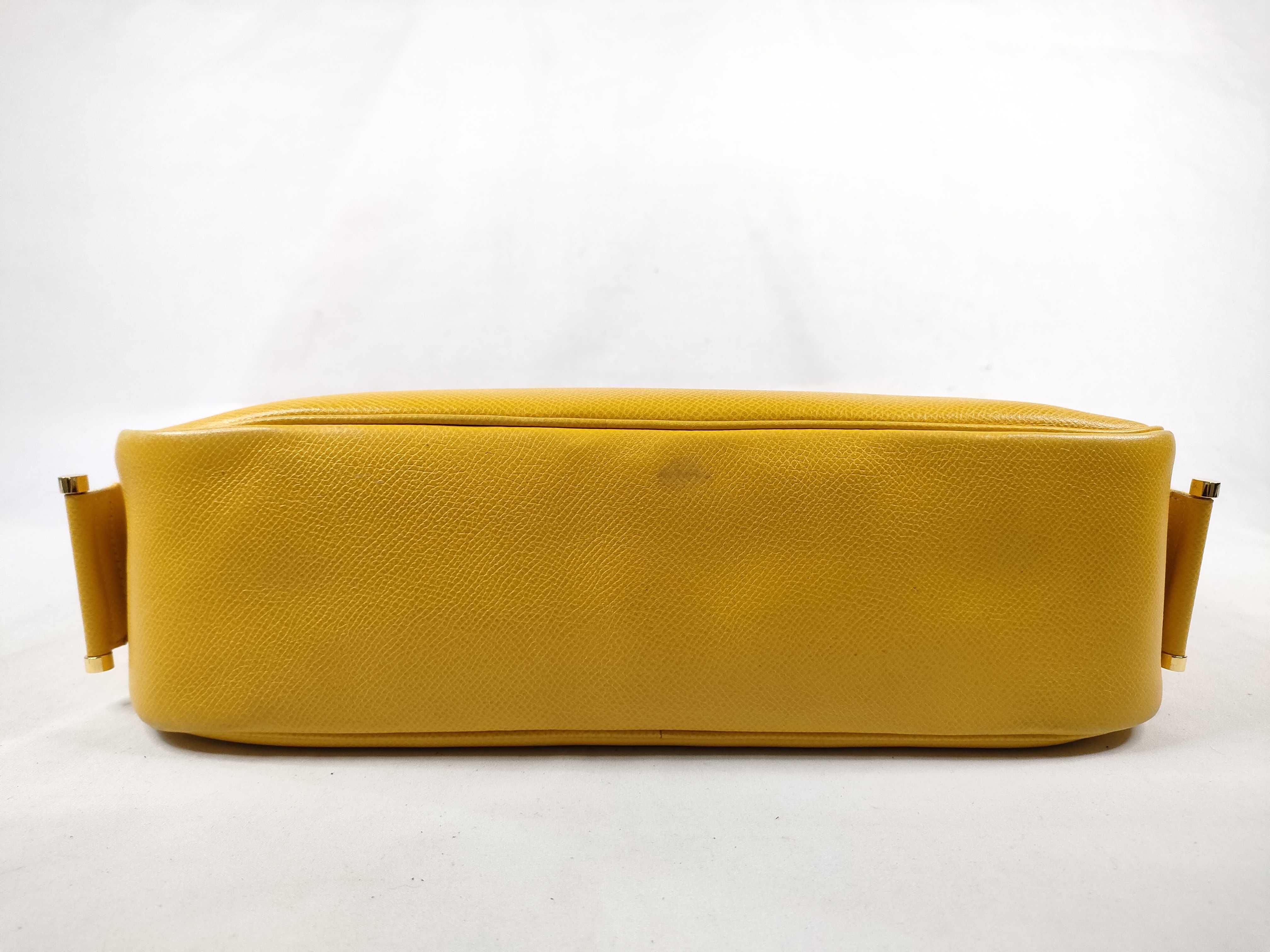 (Hermes) Saco Yellow Tote Bag — view 7