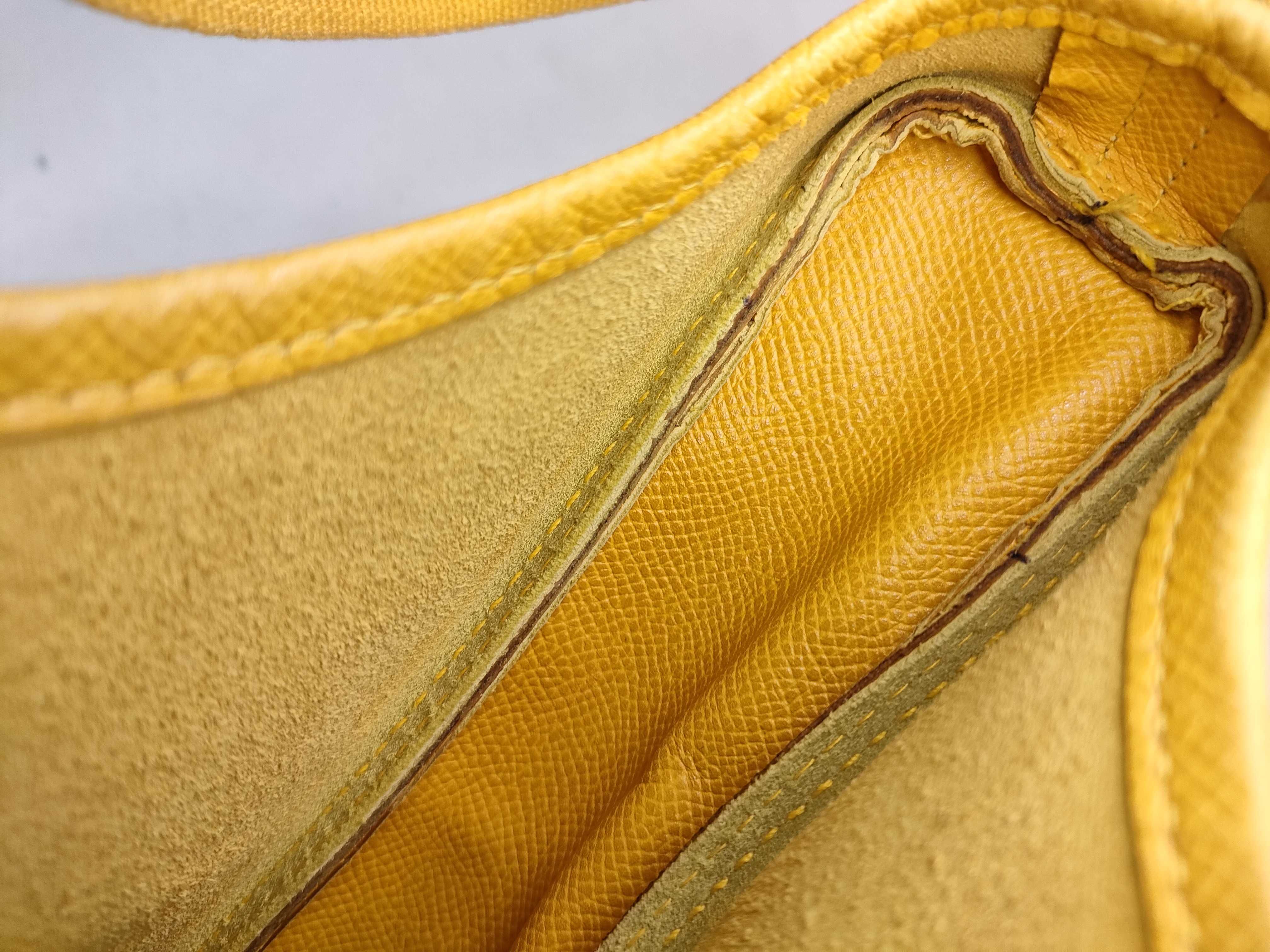 (Hermes) Saco Yellow Tote Bag — view 9