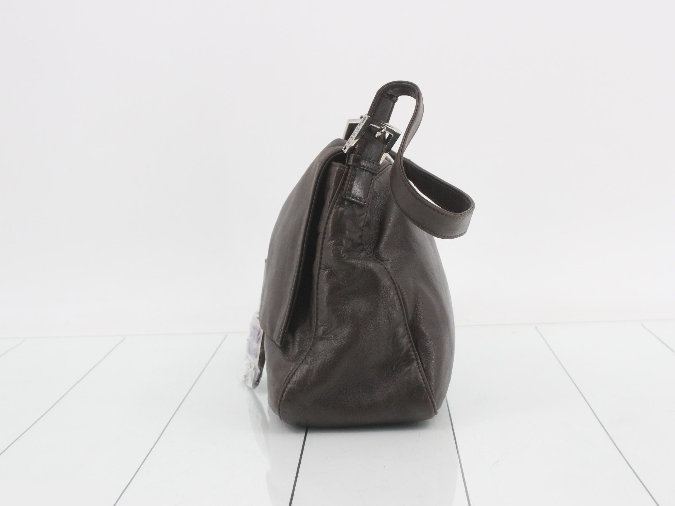 Mamma Baguette Leather One-Shoulder Bag — view 3