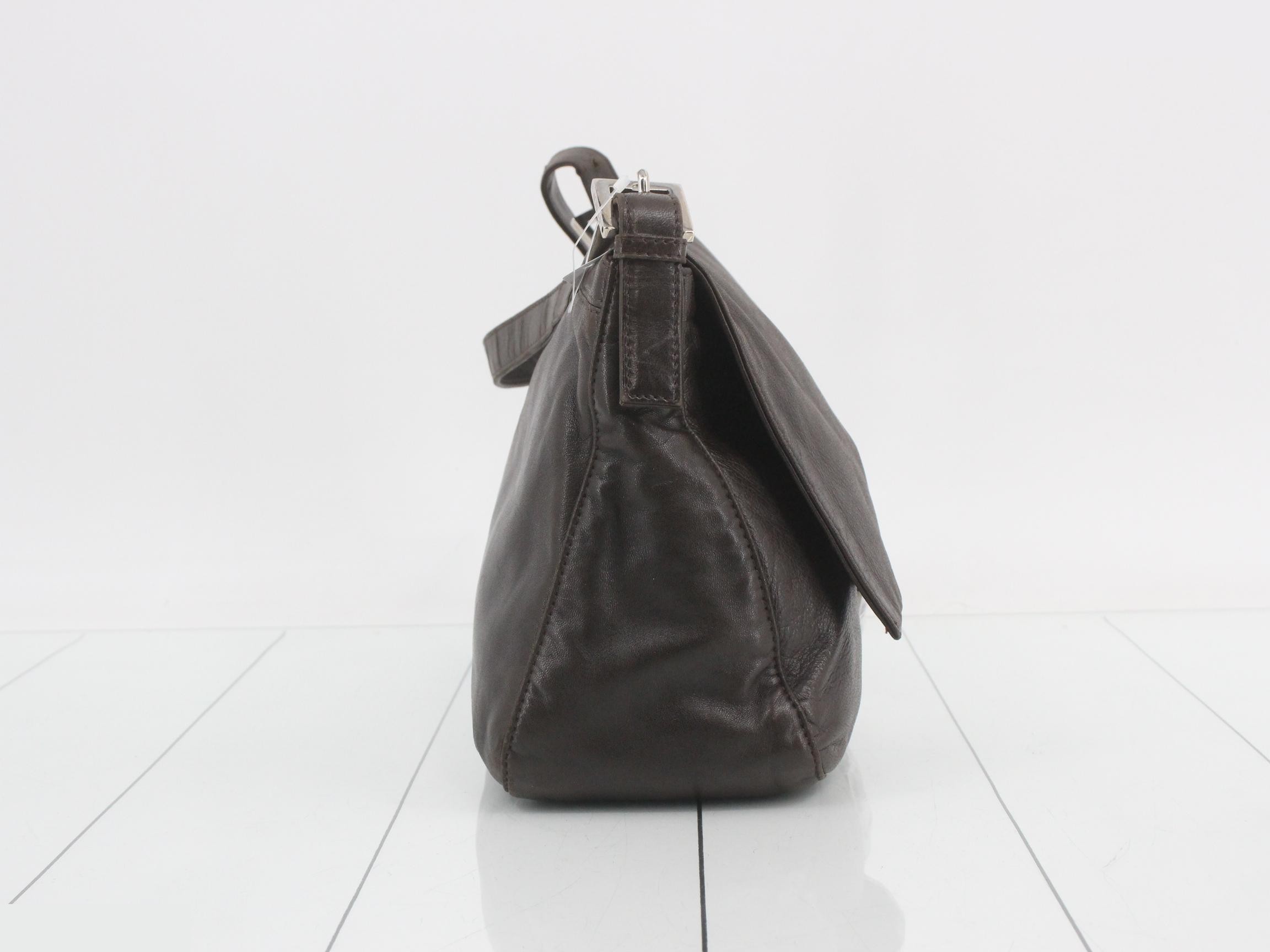 Mamma Baguette Leather One-Shoulder Bag — view 4