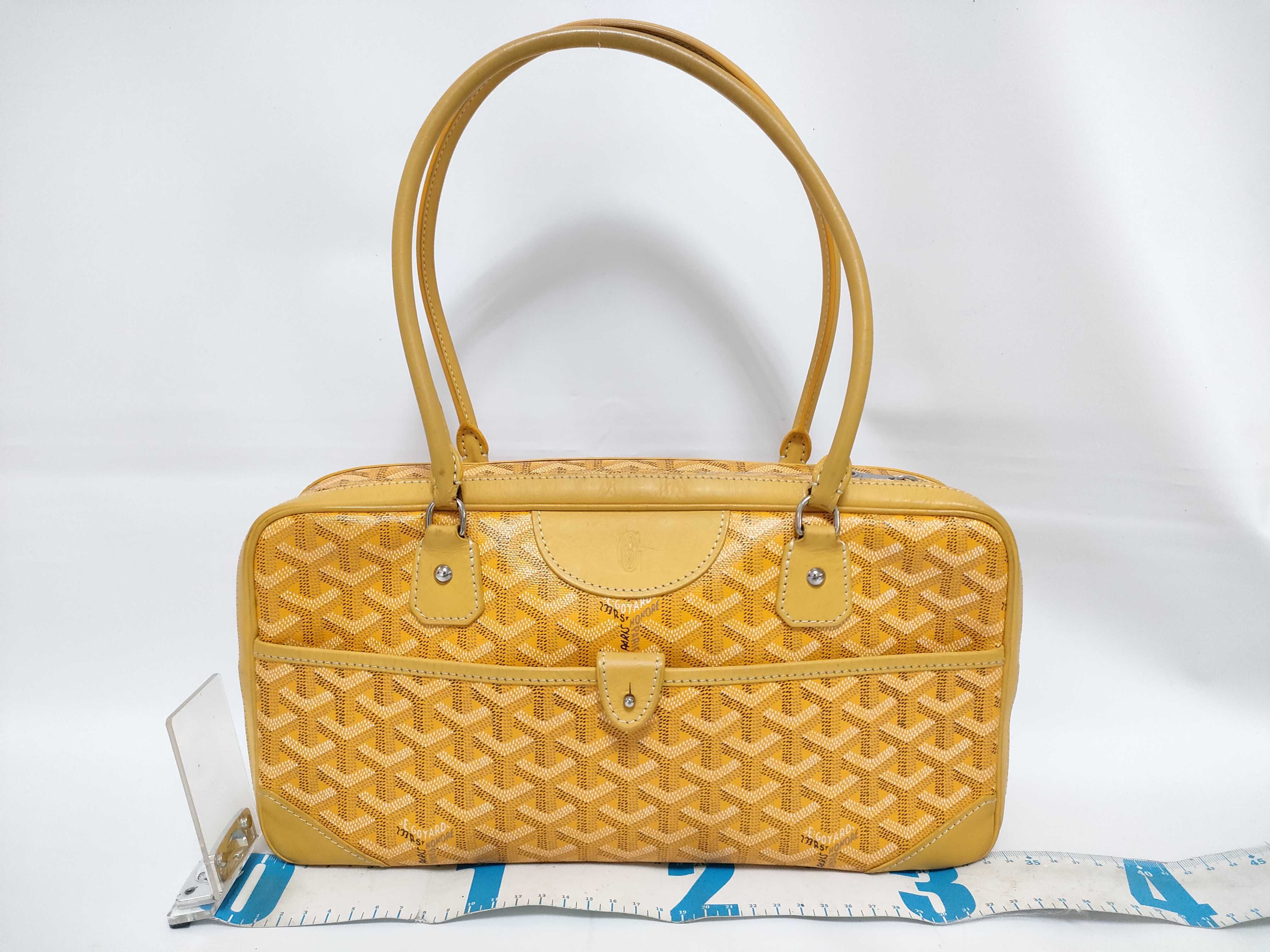 Saint Martin PVC x Leather Yellow Handbag — view 2