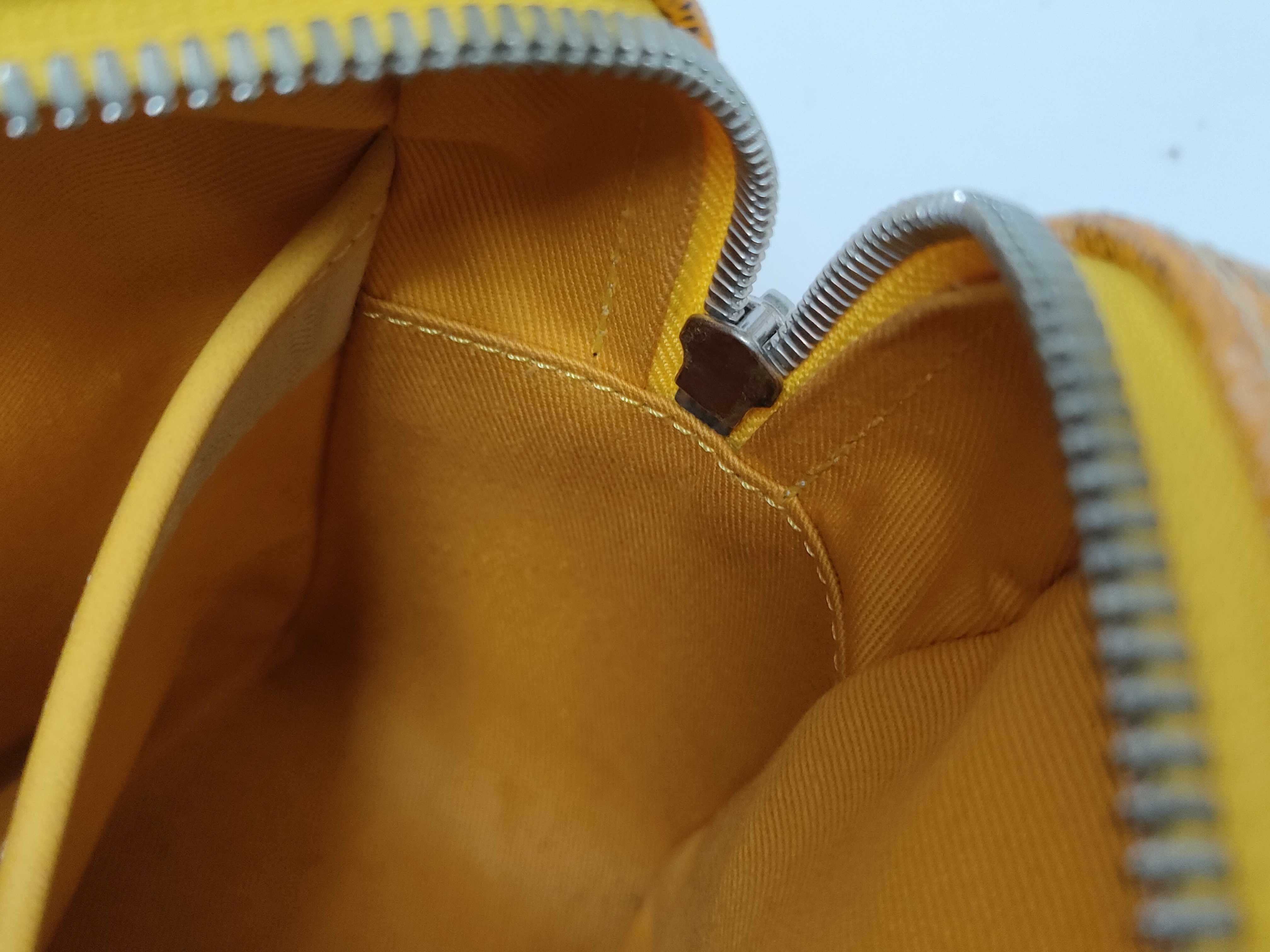 Saint Martin PVC x Leather Yellow Handbag — view 12