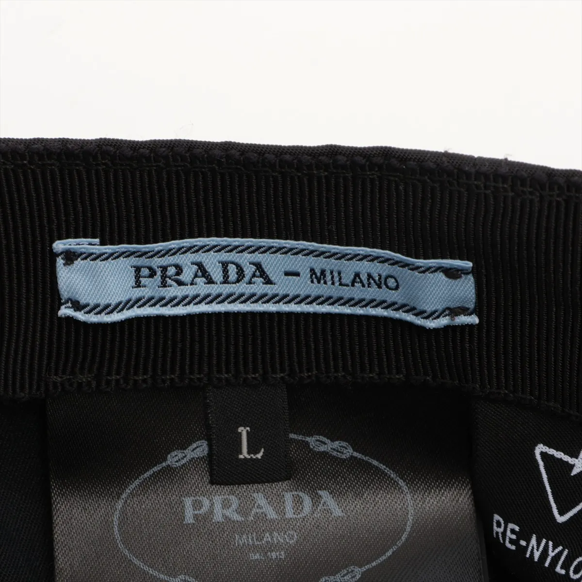 1HC274 Re Nylon Cap, Size L, Polyamide, Black. Shows signs of wear, — view 5