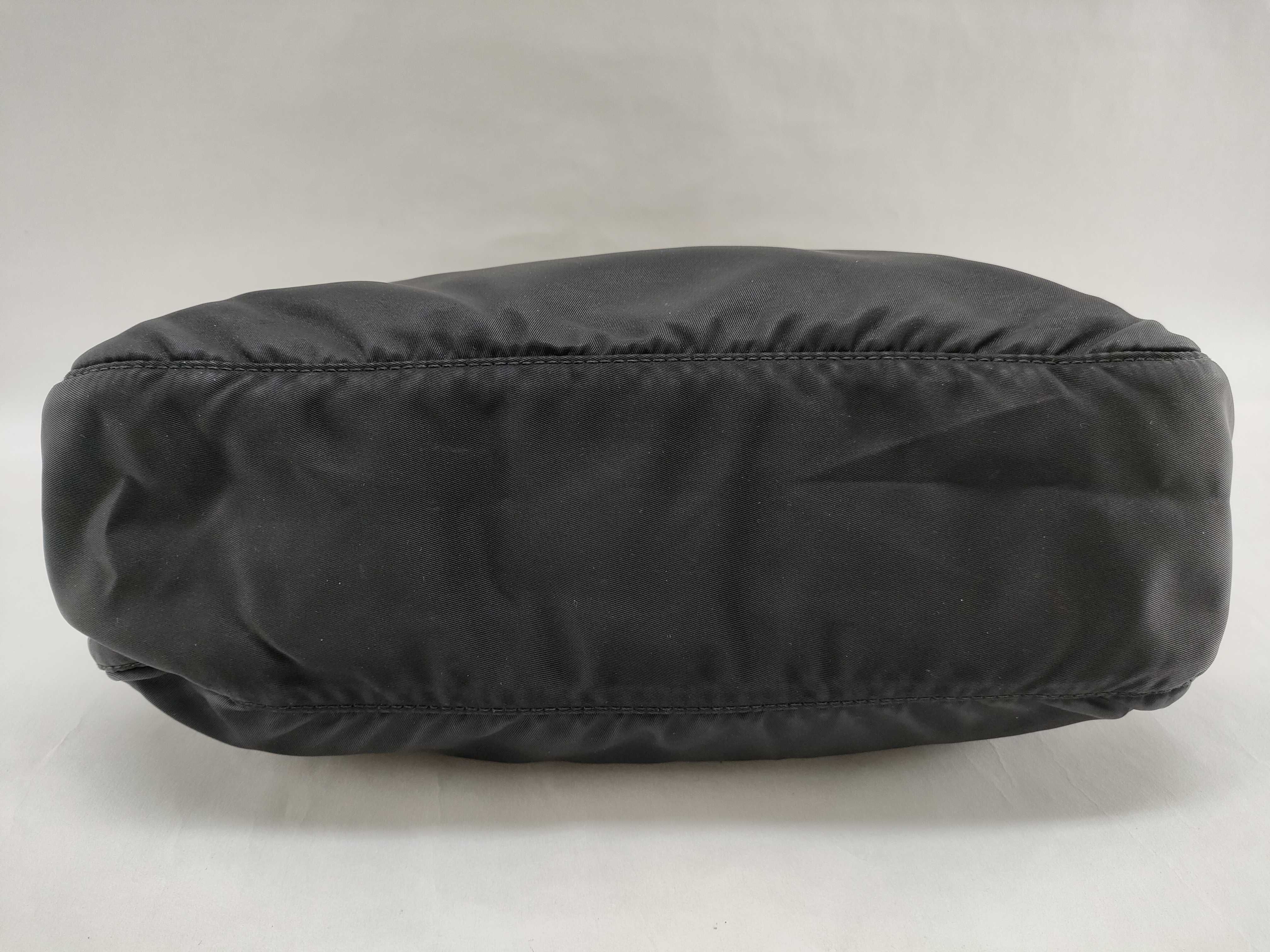 Nylon Prada Shoulder Bag Triangle Logo Black Shoulder Bag — view 8