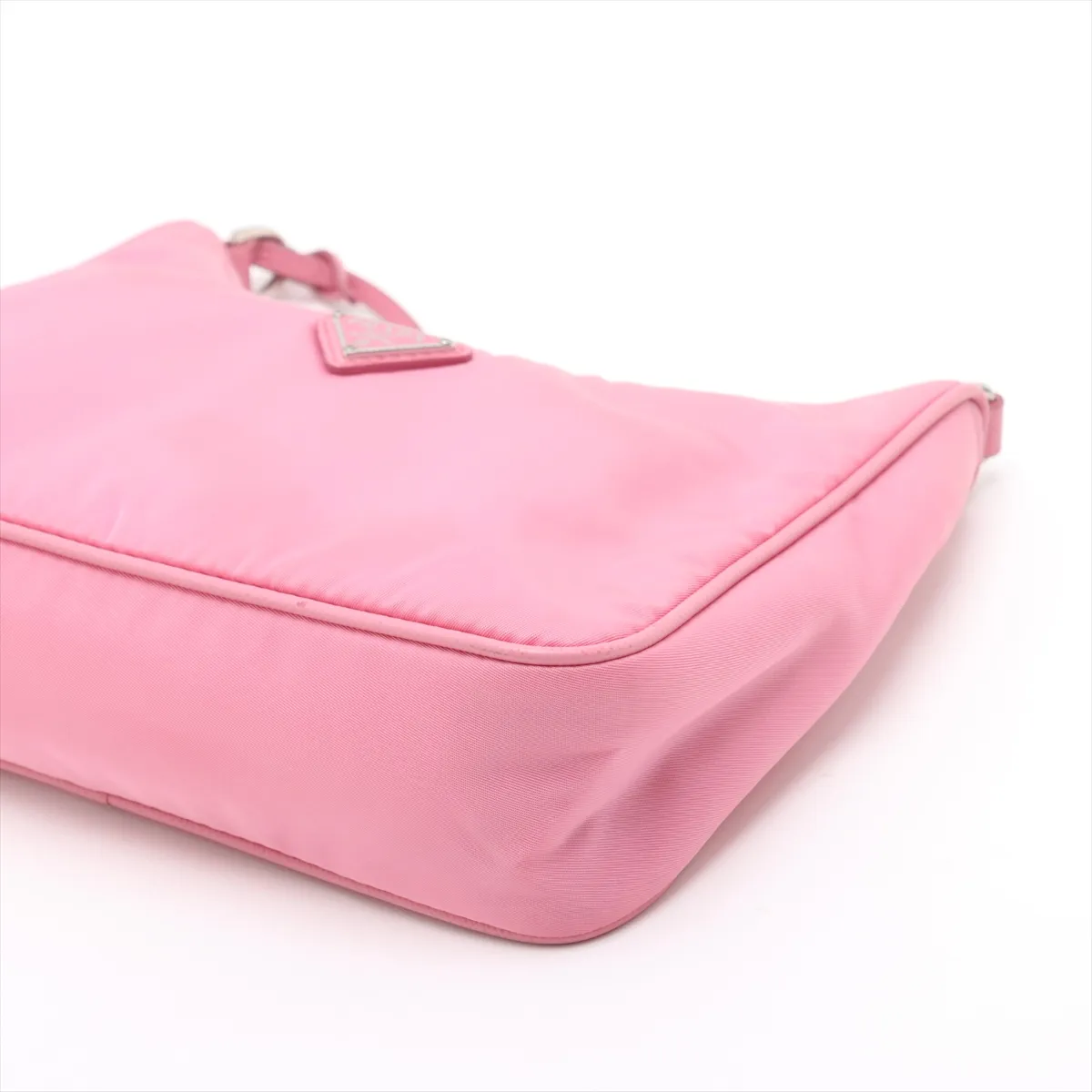 Tessuto Nylon x Leather 2WAY Shoulder Bag Pink — view 3
