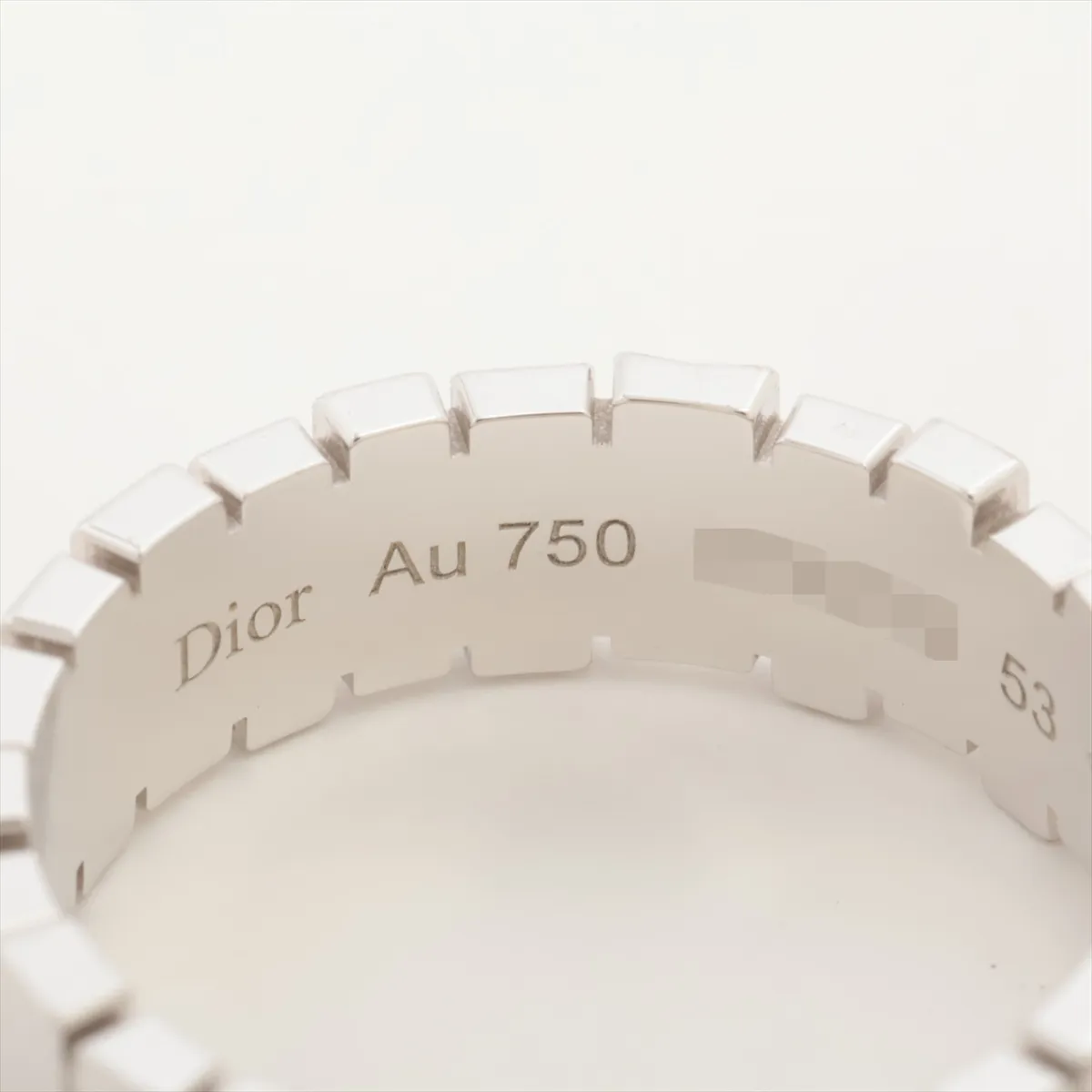 Gem Dior Ring 750 (WG) 6.4g 53 375233 JGEM9520 — view 3