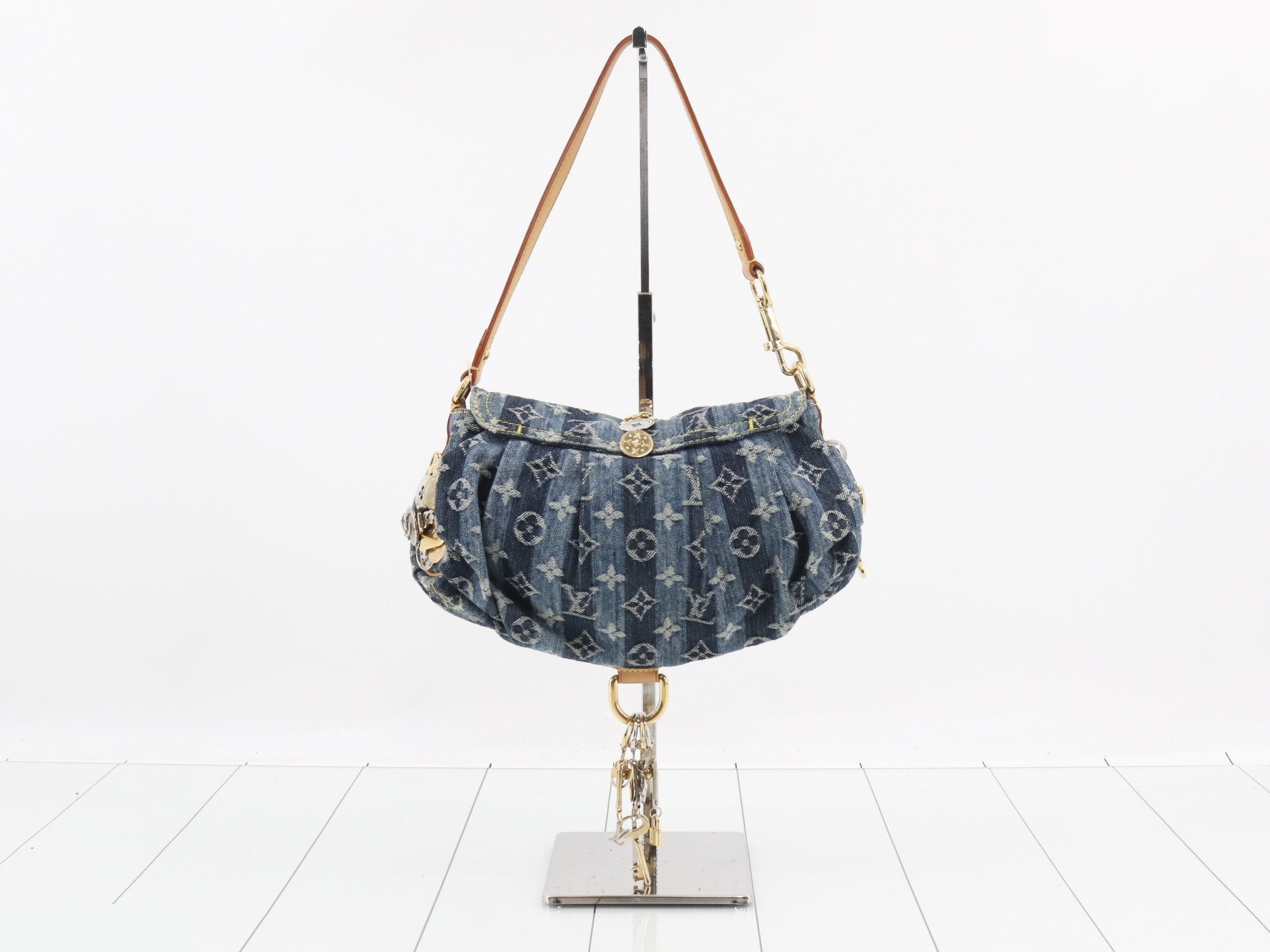 M95332 Monogram Denim Mini Pleaty Raye Customizable — view 2