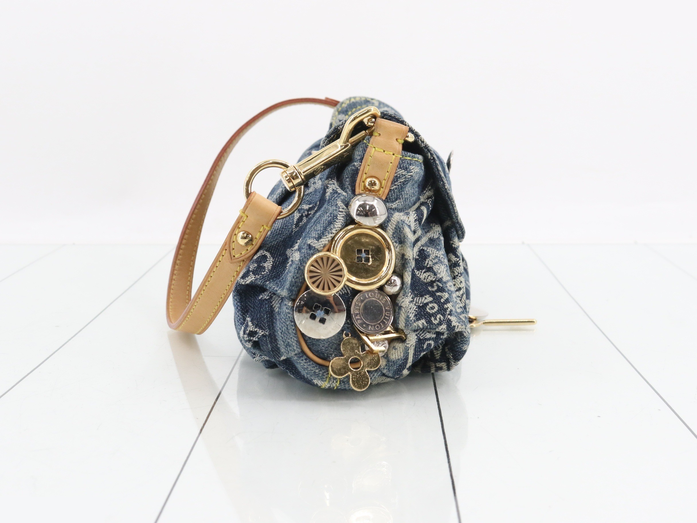 M95332 Monogram Denim Mini Pleaty Raye Customizable — view 4