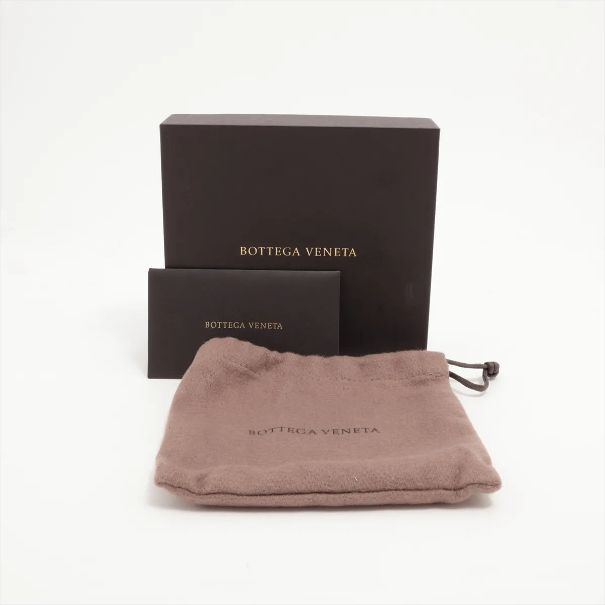 Leather Compact Wallet Black — view 9