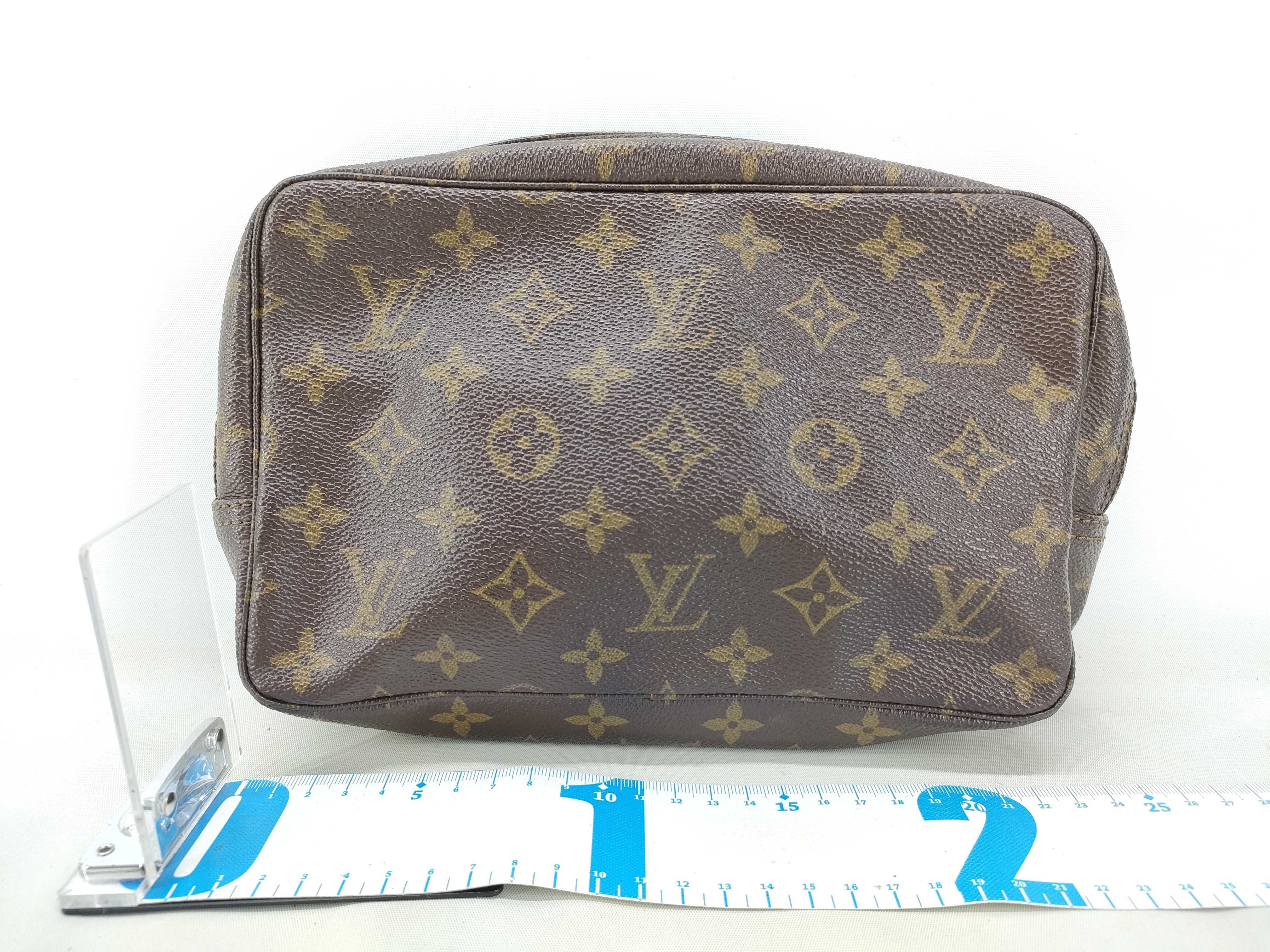 Monogram Louis Vuitton Troussard Toilette Monogram Clutch Bag Pouch — view 2