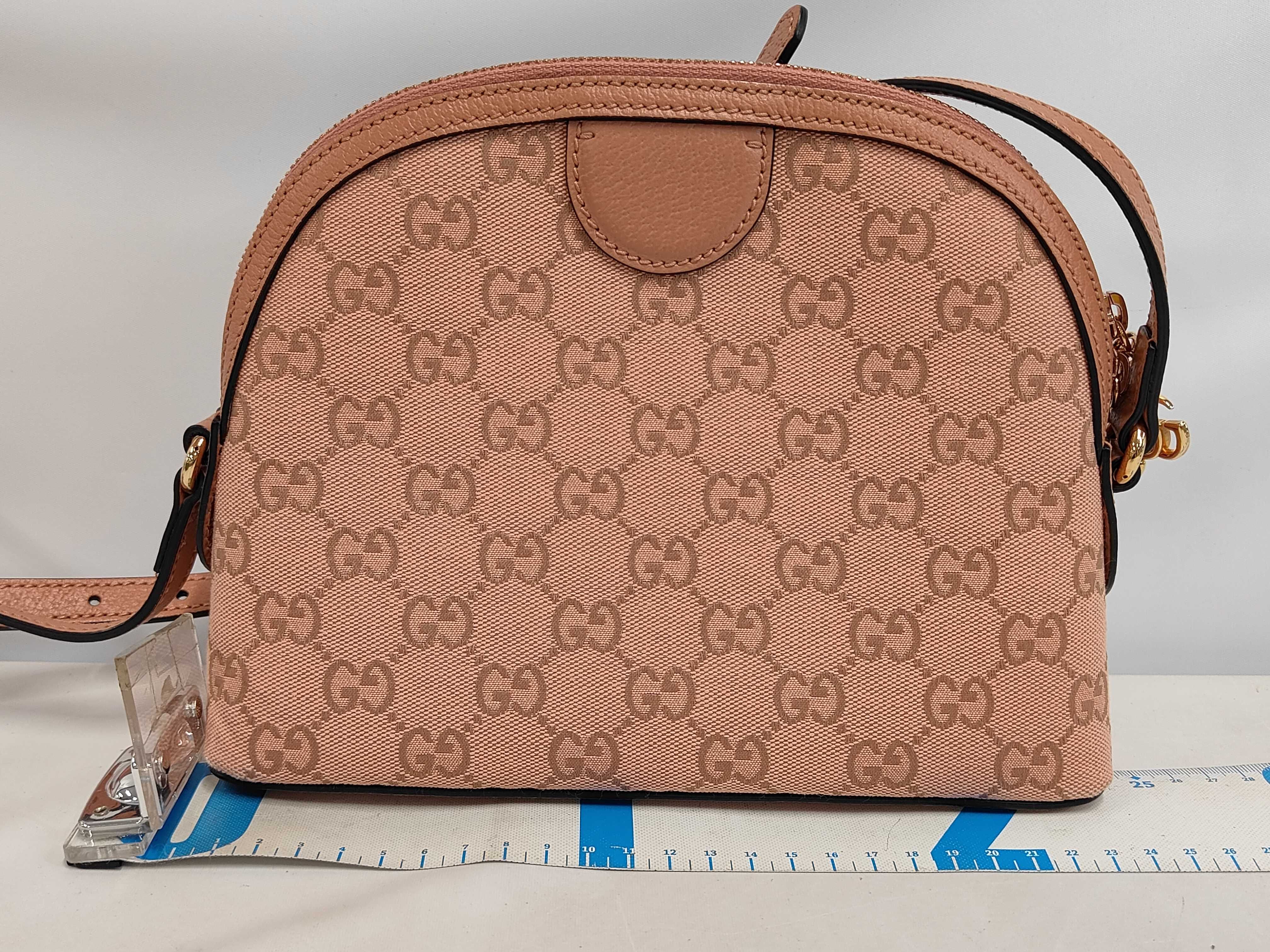 GG Canvas Pink Shoulder Bag 744434 — view 2